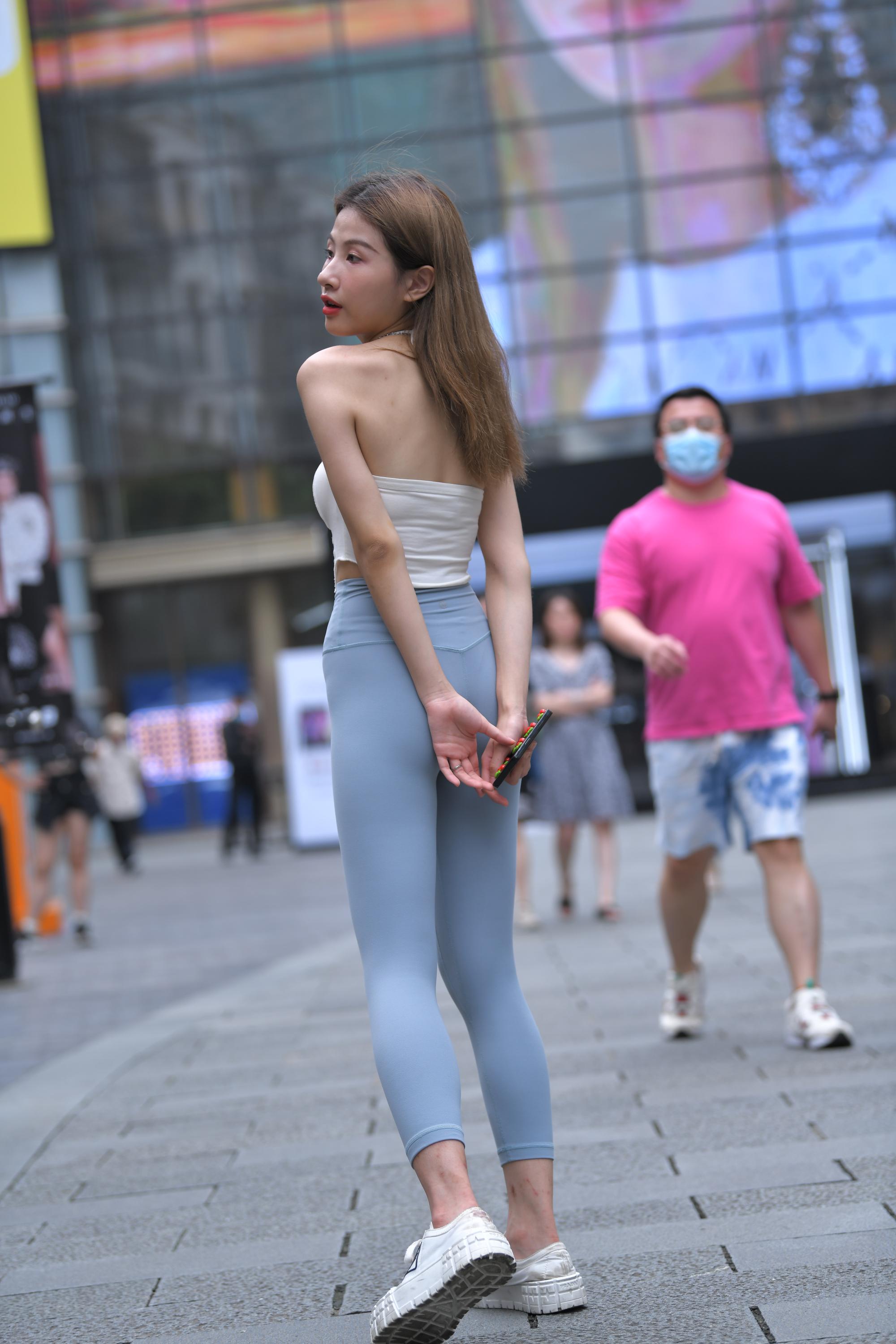 No.5661 一始街拍作品 - 蓝色瑜伽裤美女 [443P-10.1GB]