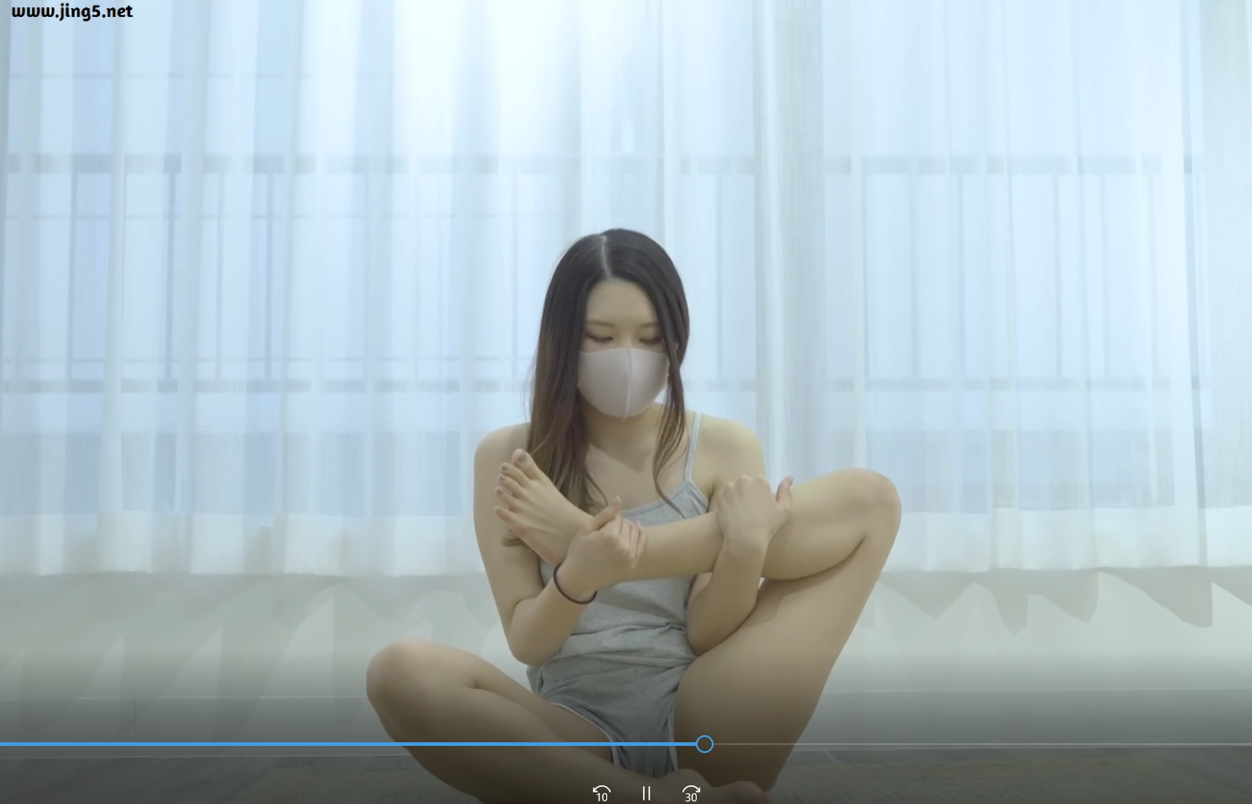 【魔镜滚叔】小姐姐的瑜伽练习-第二十三课
