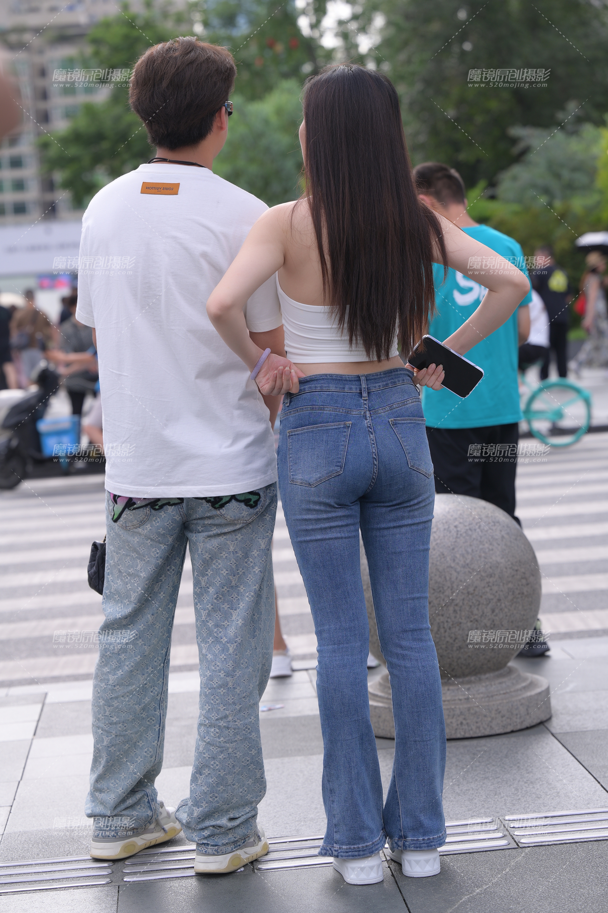 【2023年7月】牛仔翘臀女友-共22P