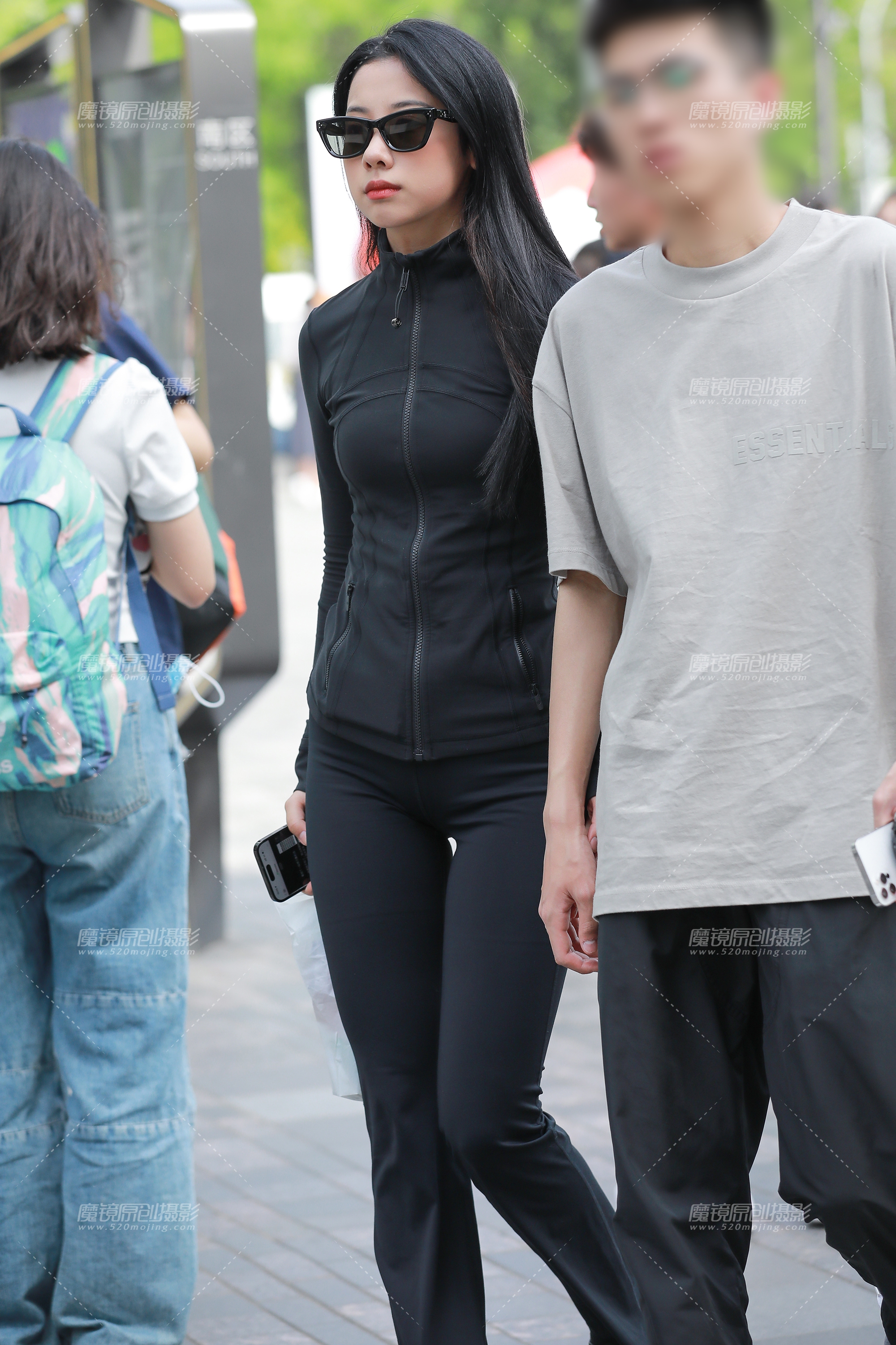 【2024年2月·魔镜滚叔】黑色瑜伽裤女友-18P