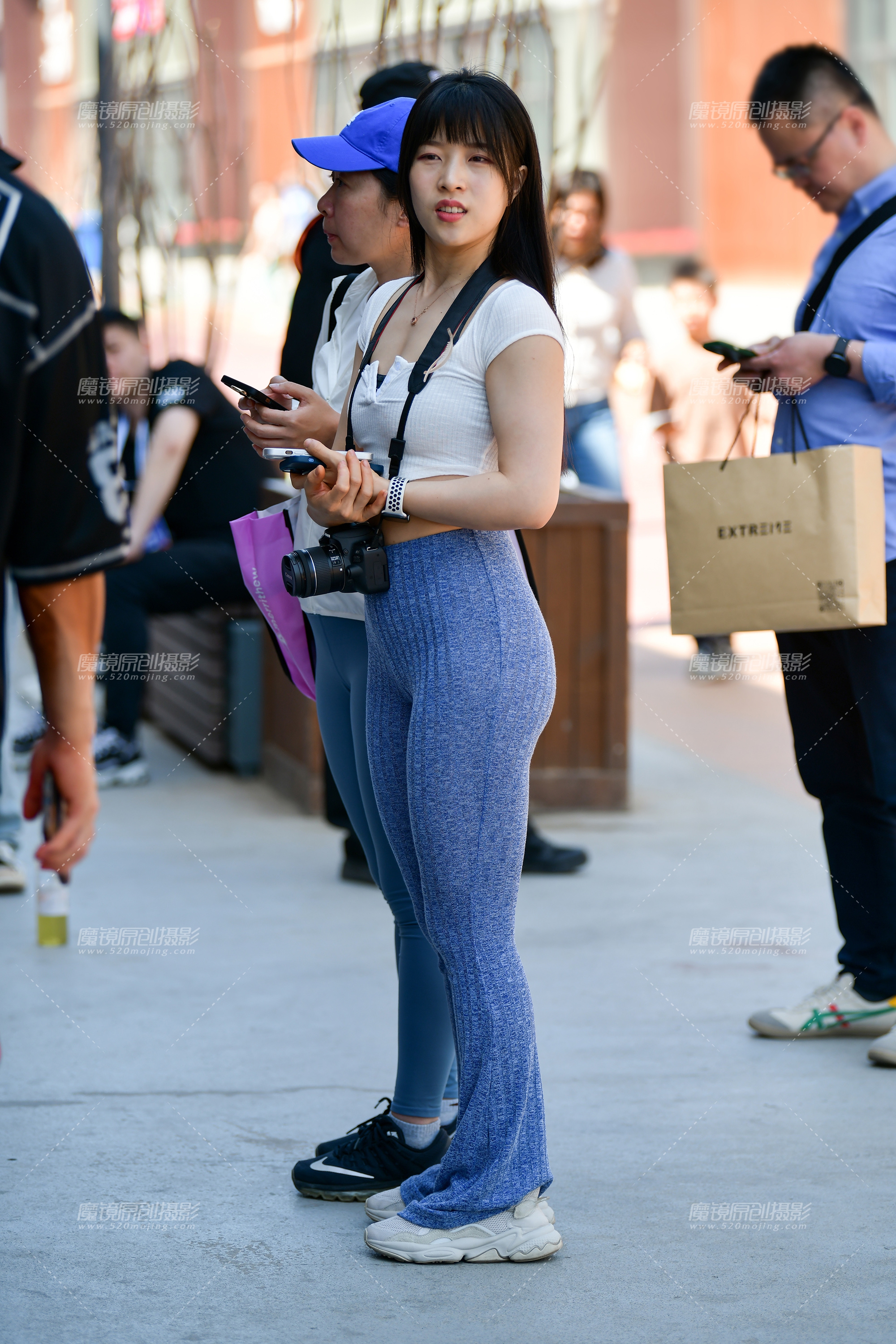 【2024年3月·魔镜滚叔】摄影师针织紧身裤美女-20P