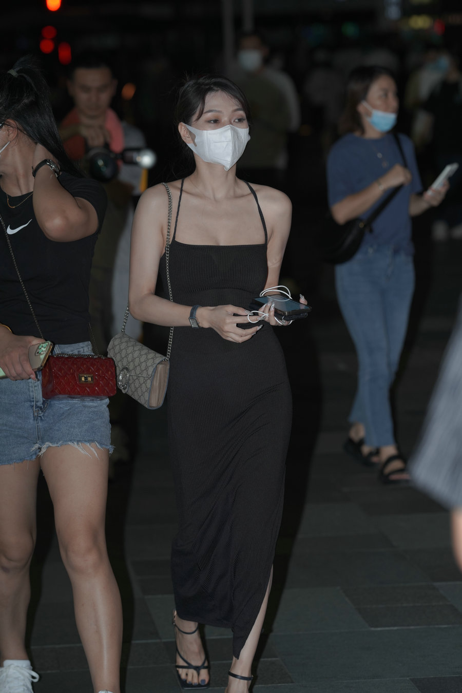 No.6446 大气黑色吊带裙 [143P-1.74GB]  年费会员免费下载 支持在线浏览