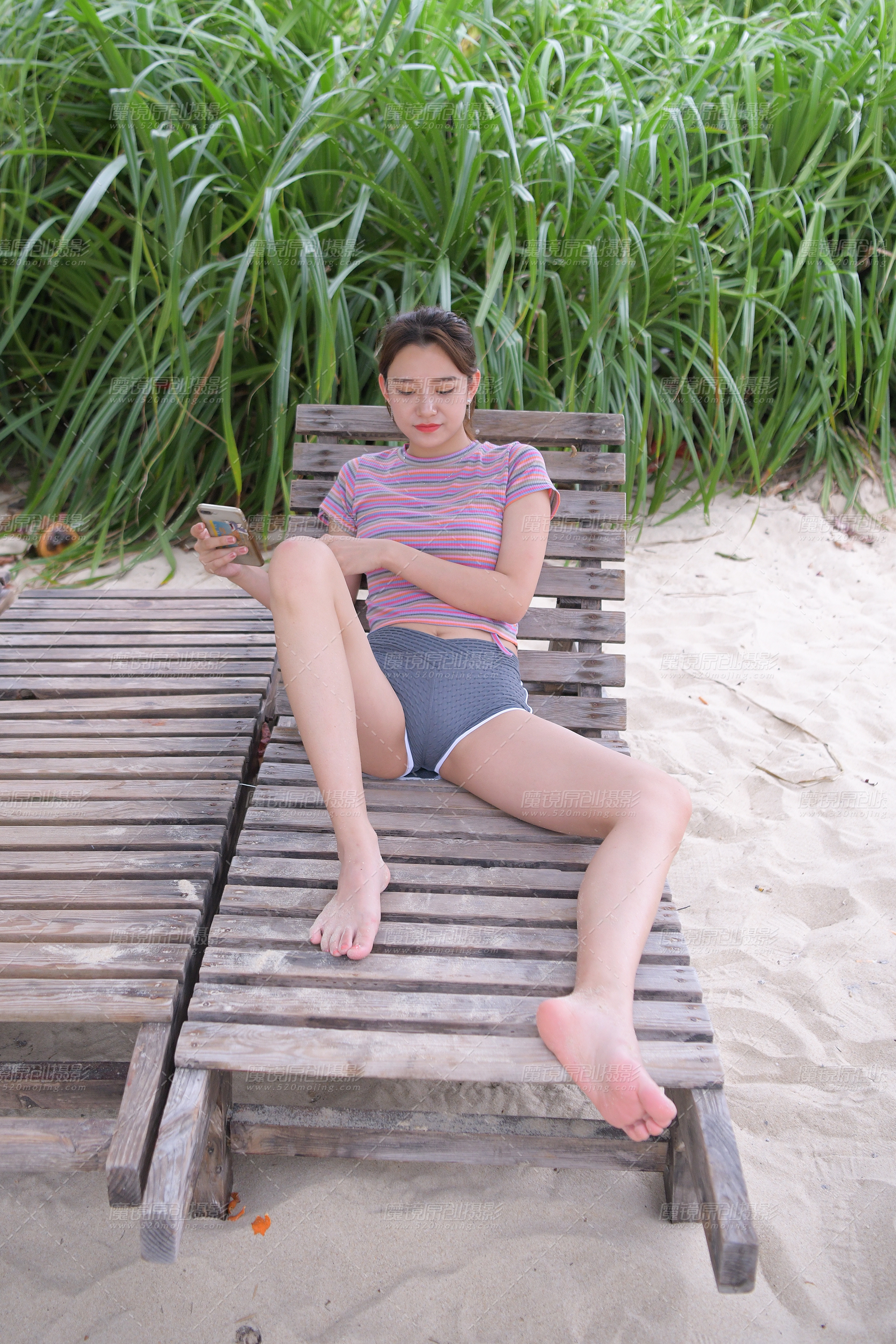 灰色热裤美女【526P1V】