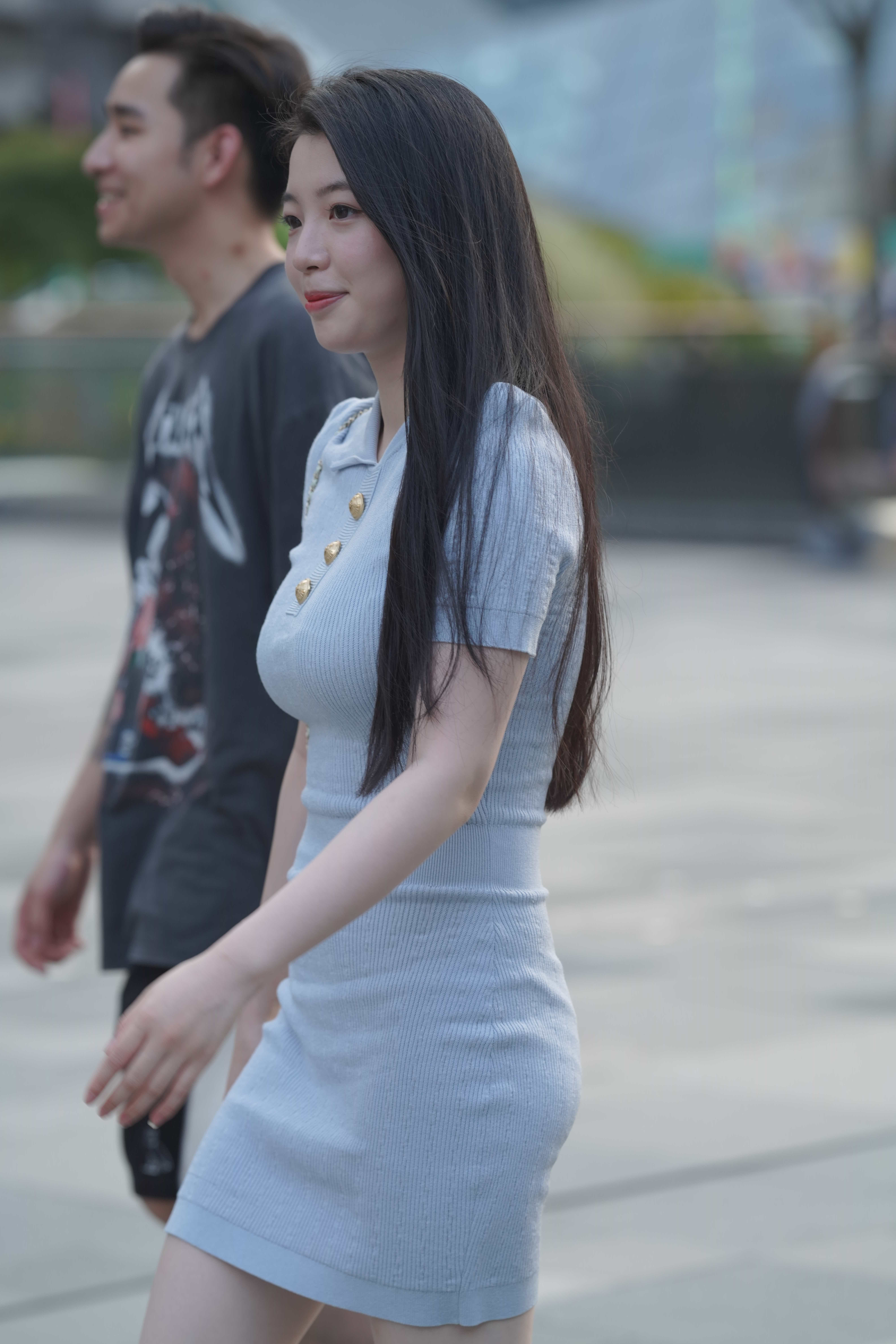 No.7708 甜美蓝色针织裙 [151P-1.68GB]