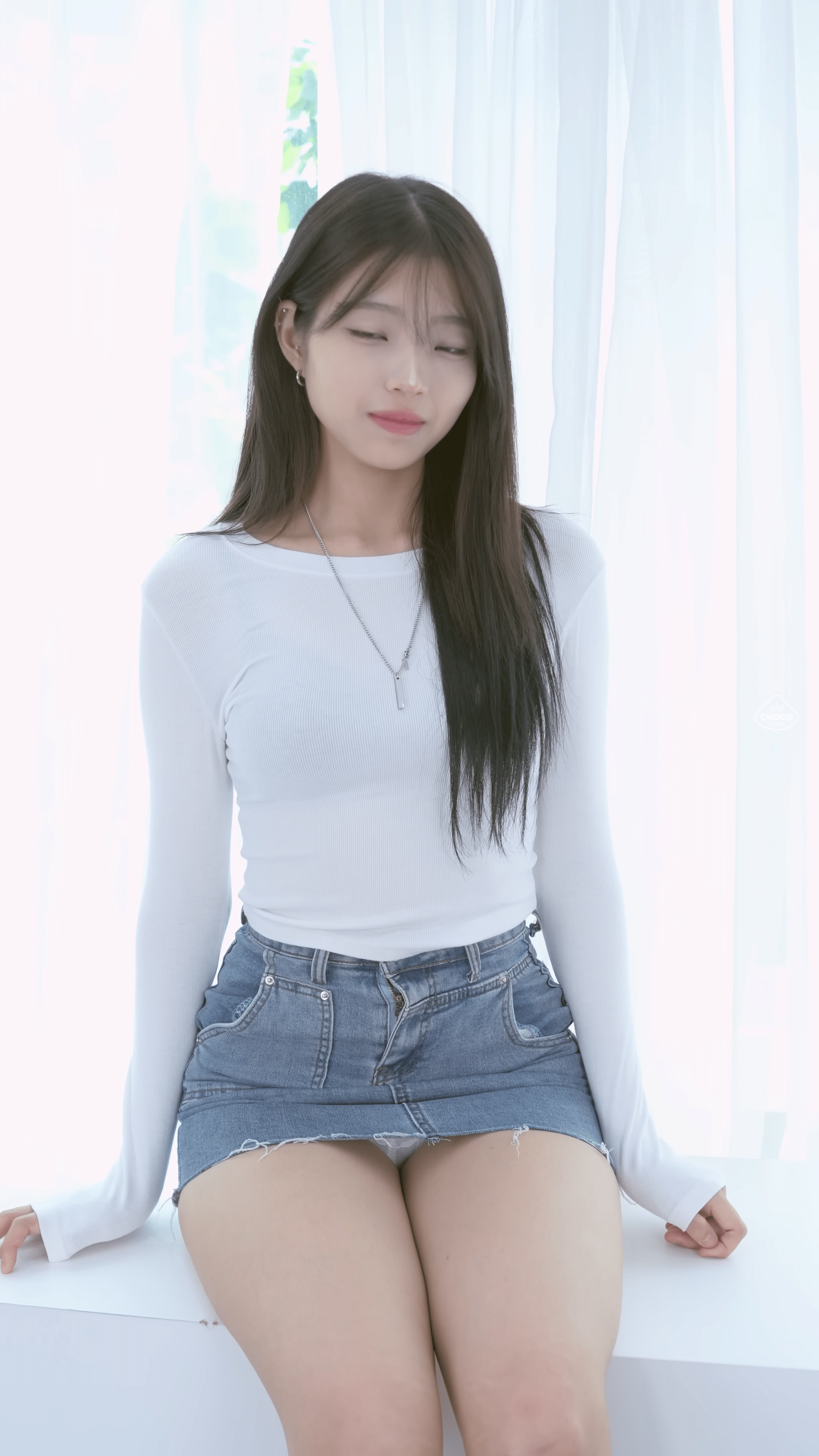 AB-055 女朋友造型，牛仔裙模特 Ria【2分54秒 638M】