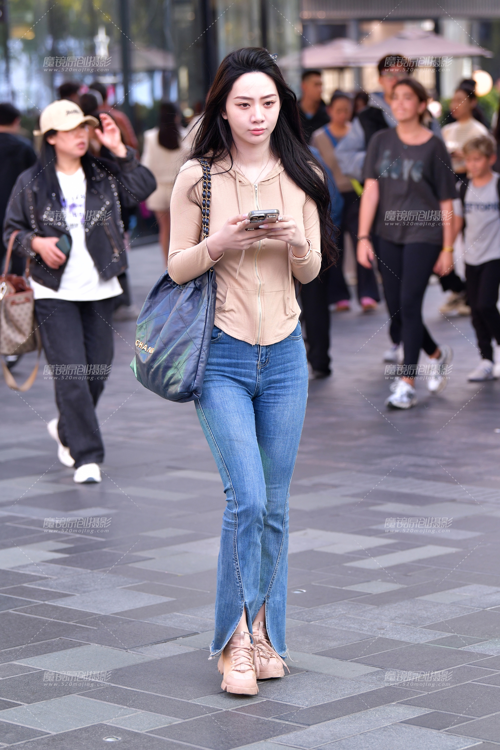 【2024年12月·魔镜滚叔】清新牛仔裤美女-25P