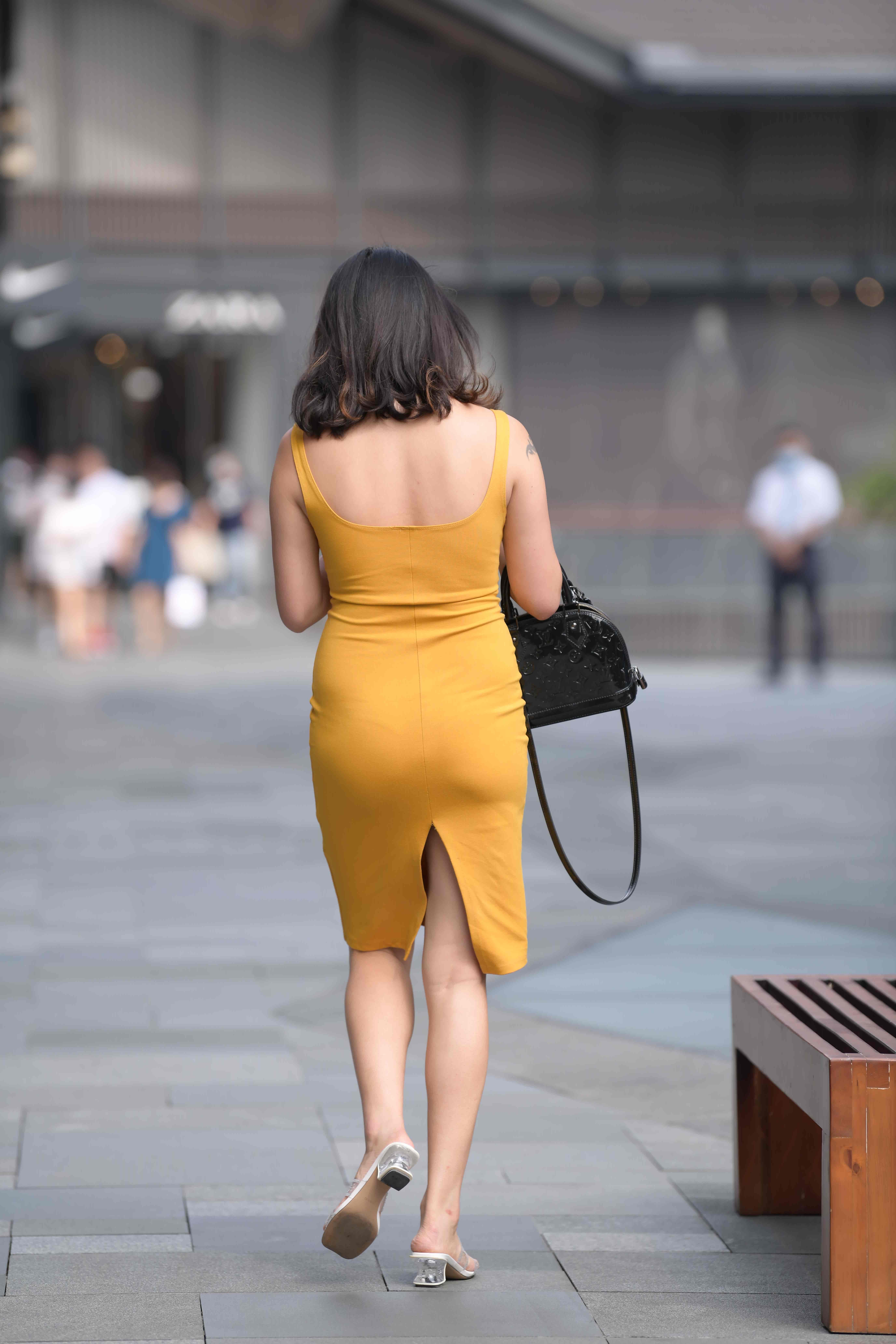 No.8107 黄色针织吊带裙 [179P-3.57GB]