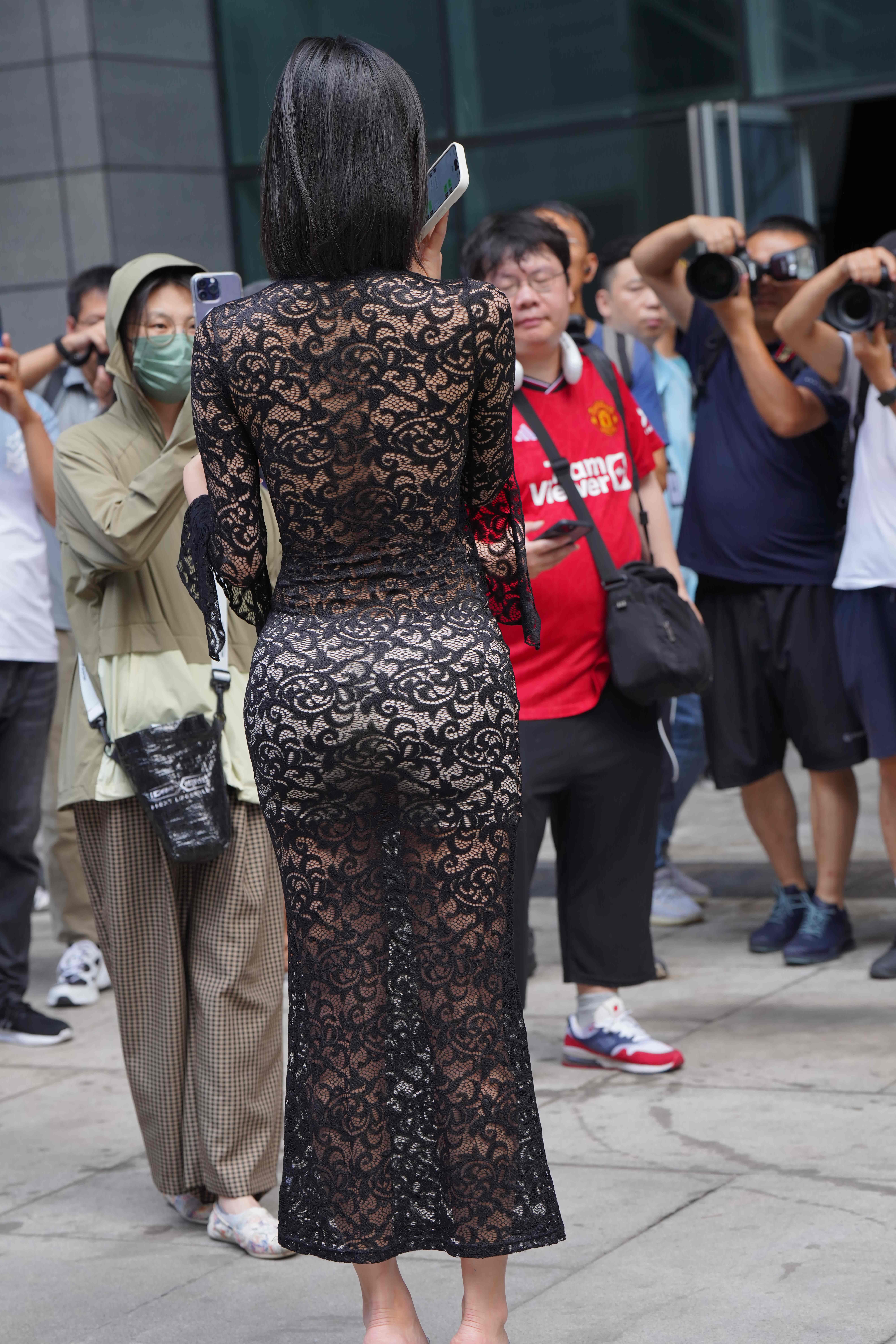 No.8257 黑色蕾丝长裙 [175P-3.00GB]