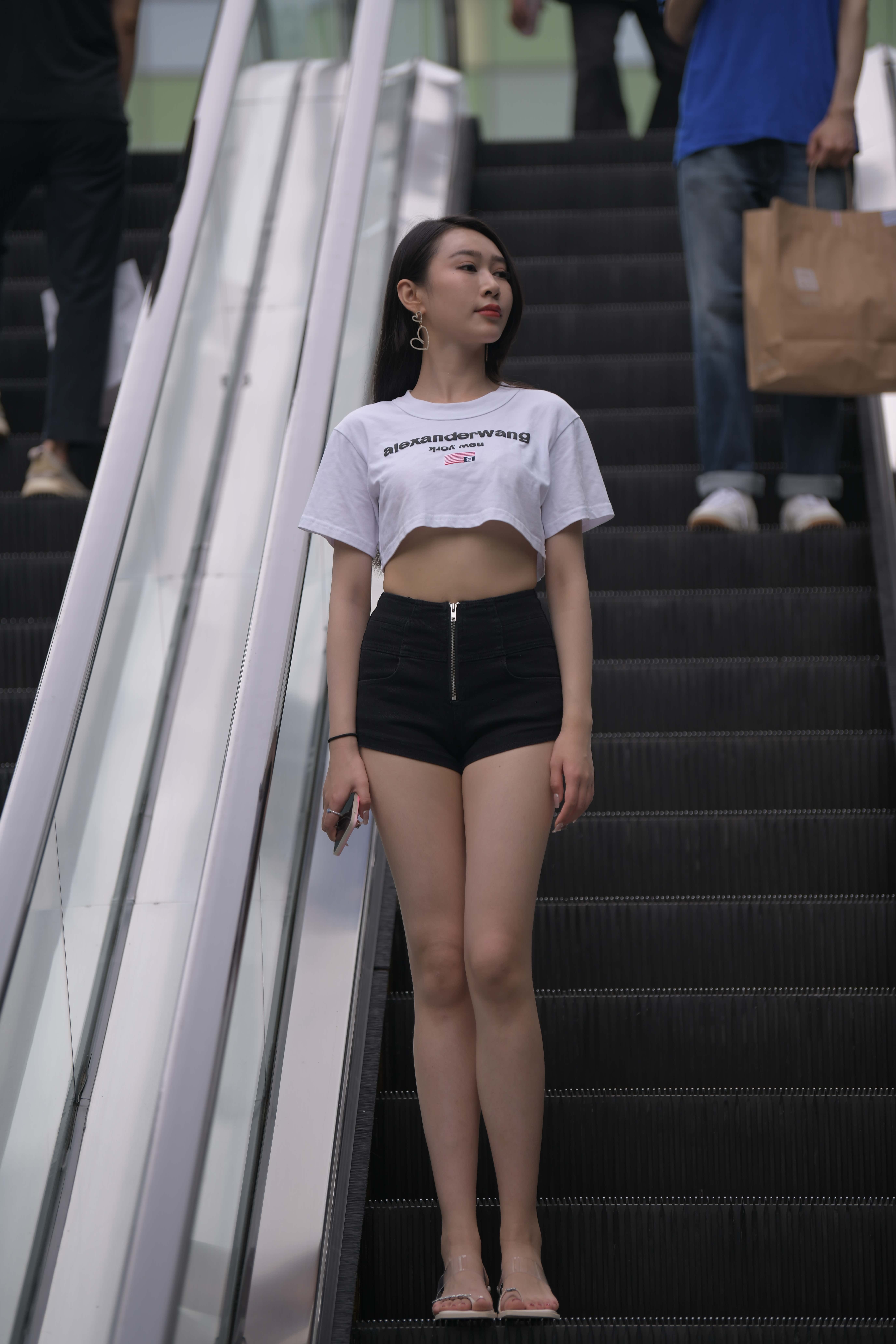 No.5505 一只麋鹿摄影作品 - 黑色热裤美腿美女 [603P1V-21.3GB]