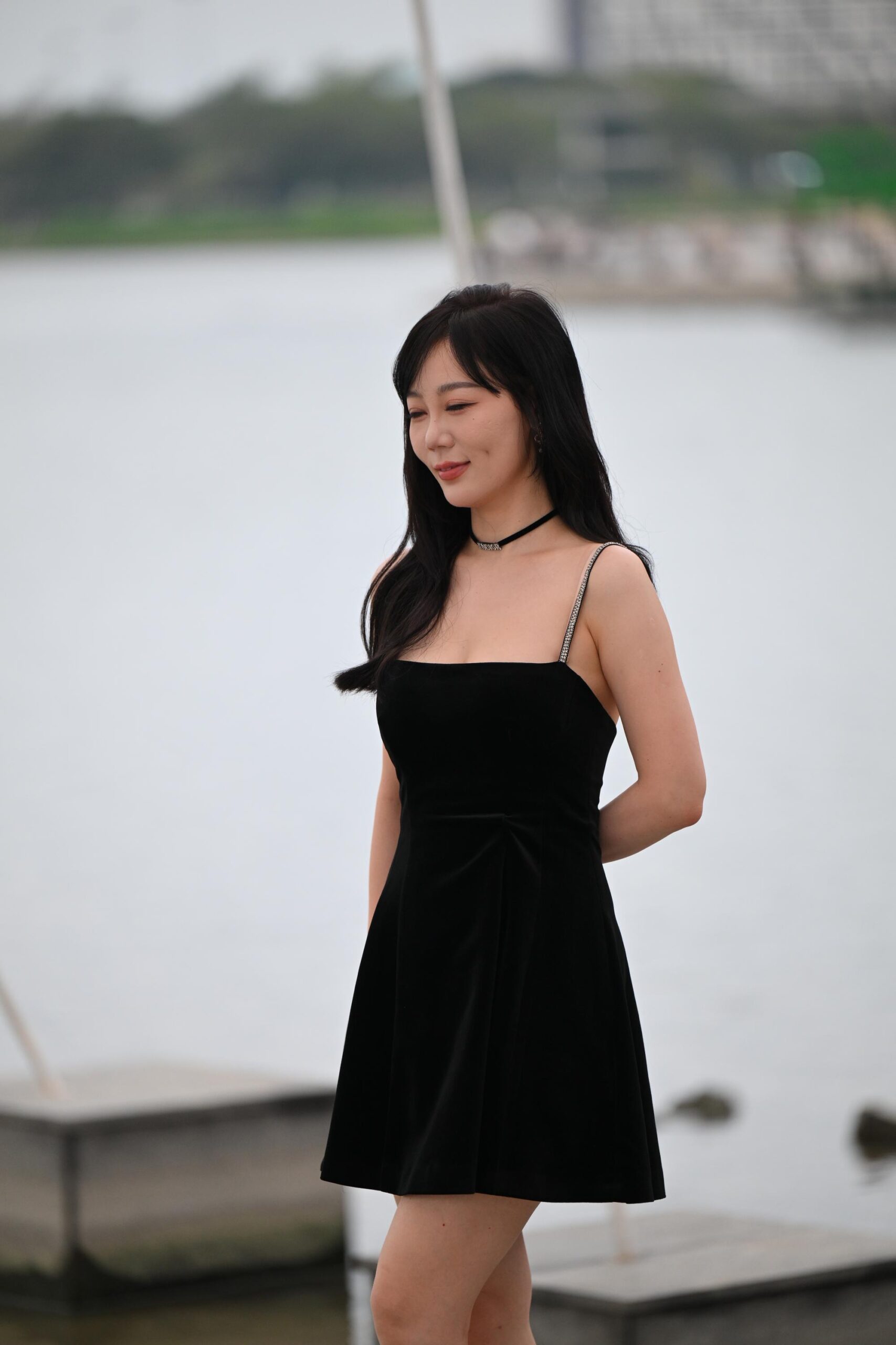 GS-X148 吊带黑裙美女【55P 1.00G】