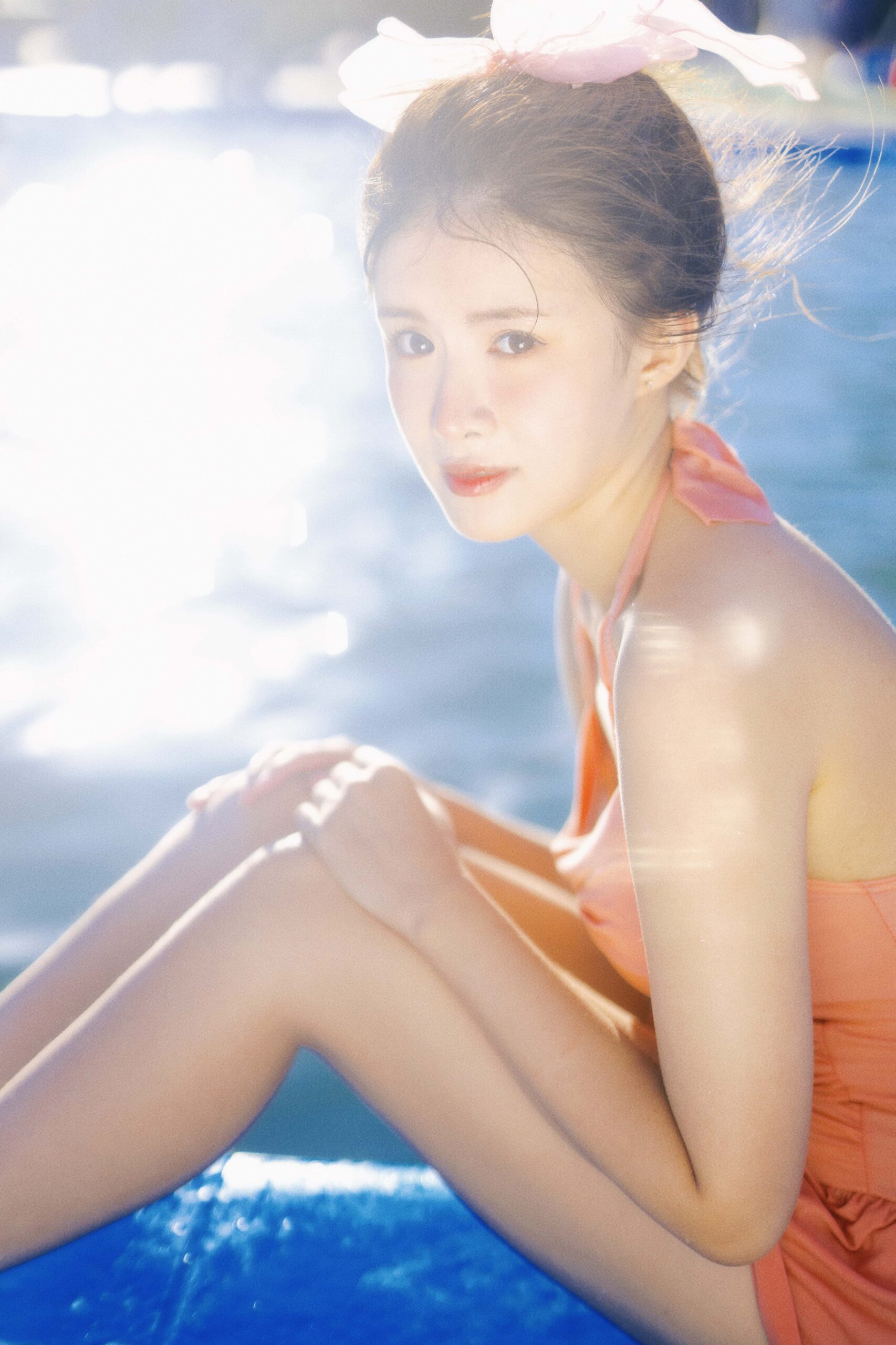 GS-Y0058  夏末的海边泳池 电动小猪pig [35P-382MB]