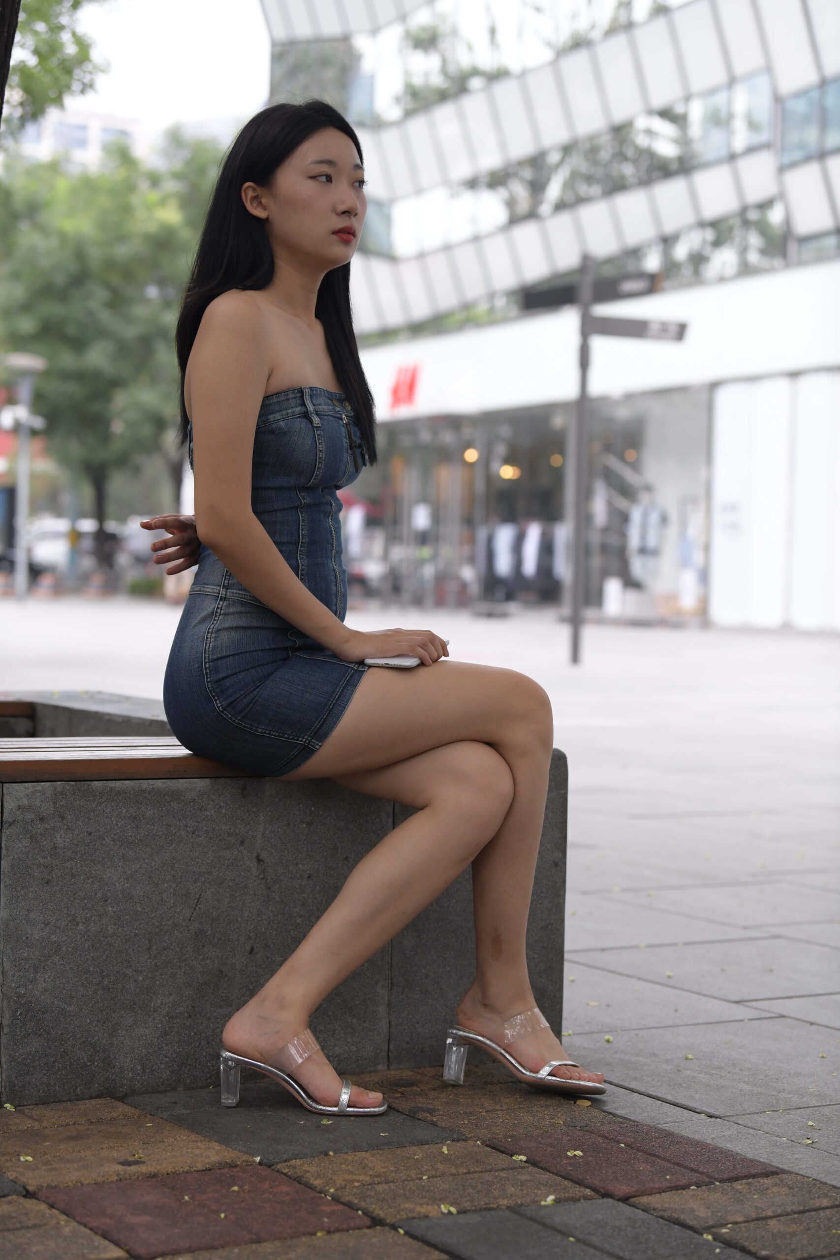 No.5558 一始街拍作品 - 牛仔裙美女 [321P2V-18.1GB]