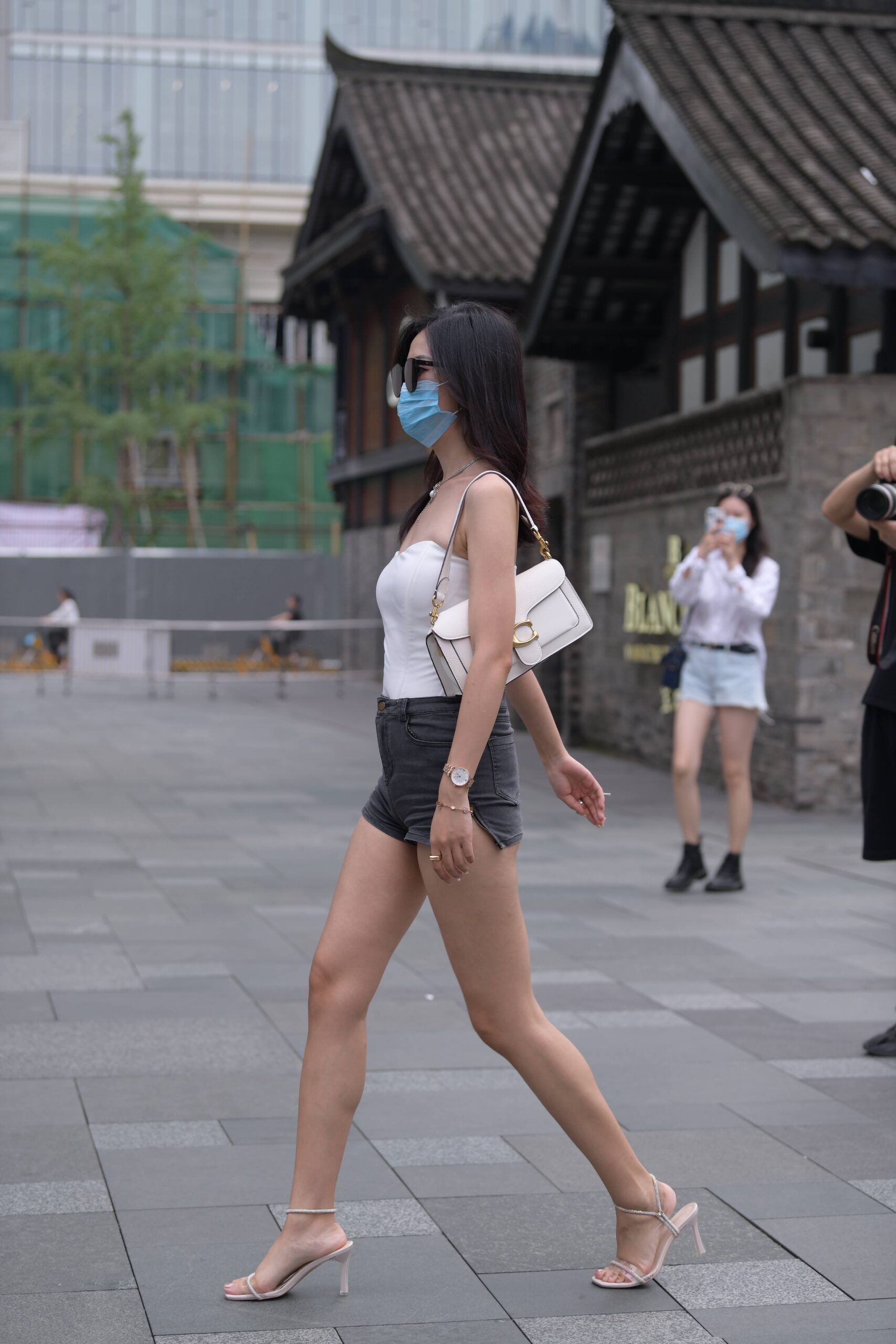 No.9203 高腰牛仔短裤 [165P-3.49GB]