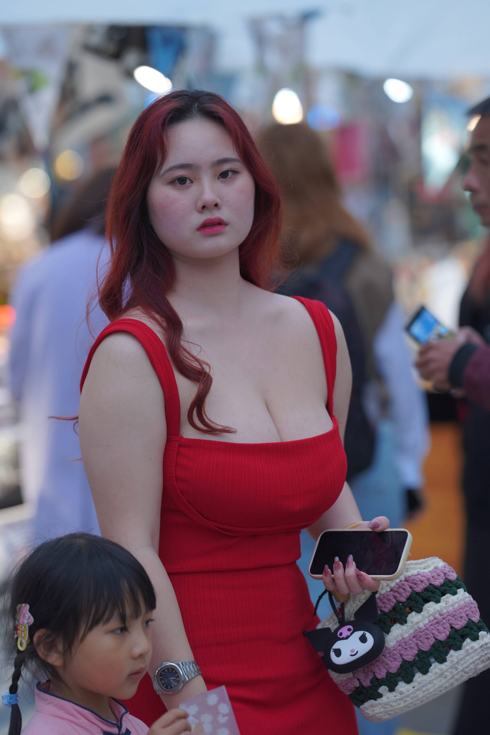 GS-X505 街拍丰腴性感红裙辣妈 【189P 3.77G】