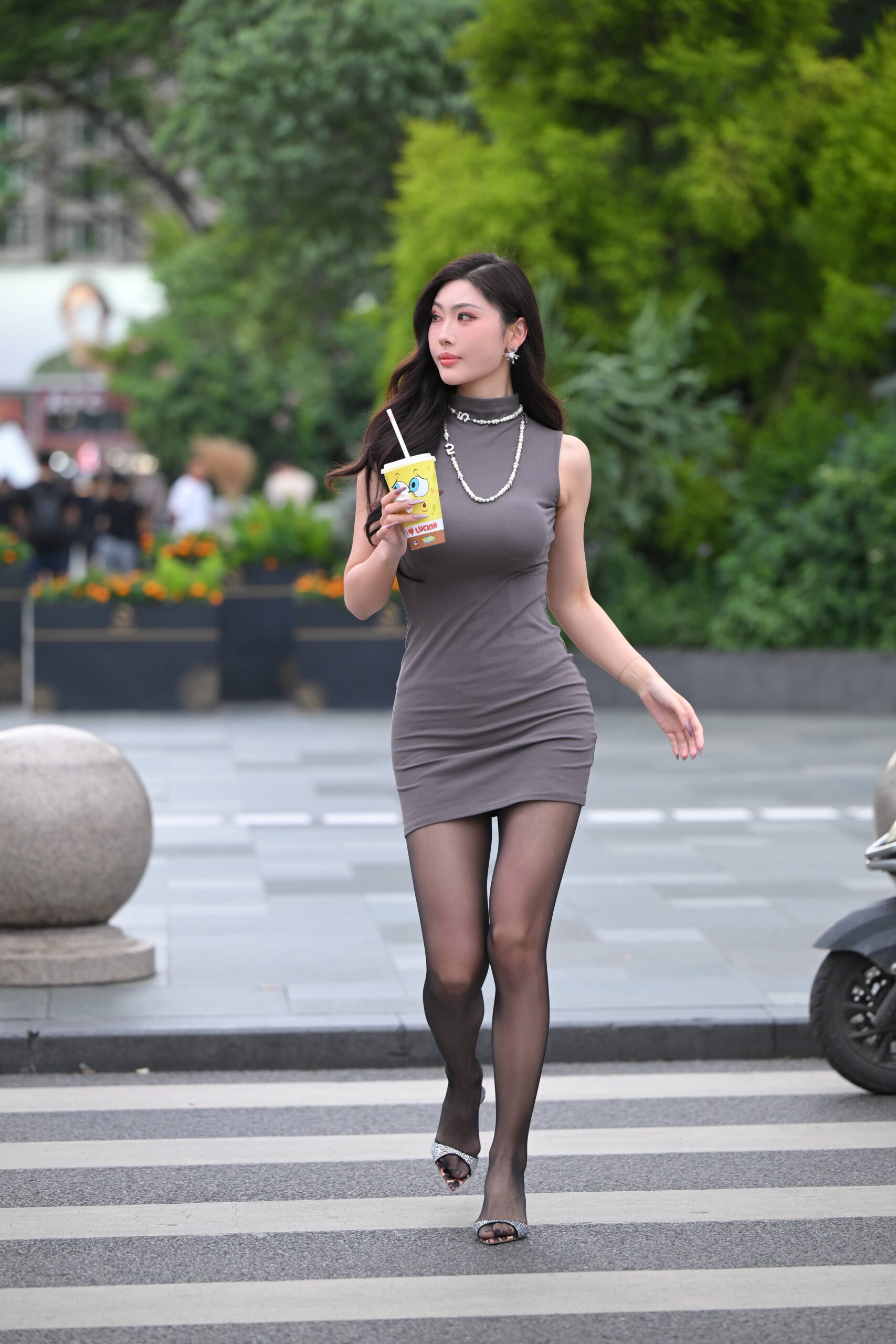 No.9174 黑丝灰色修身裙（叶濛雨） [165P1V-3.50GB]