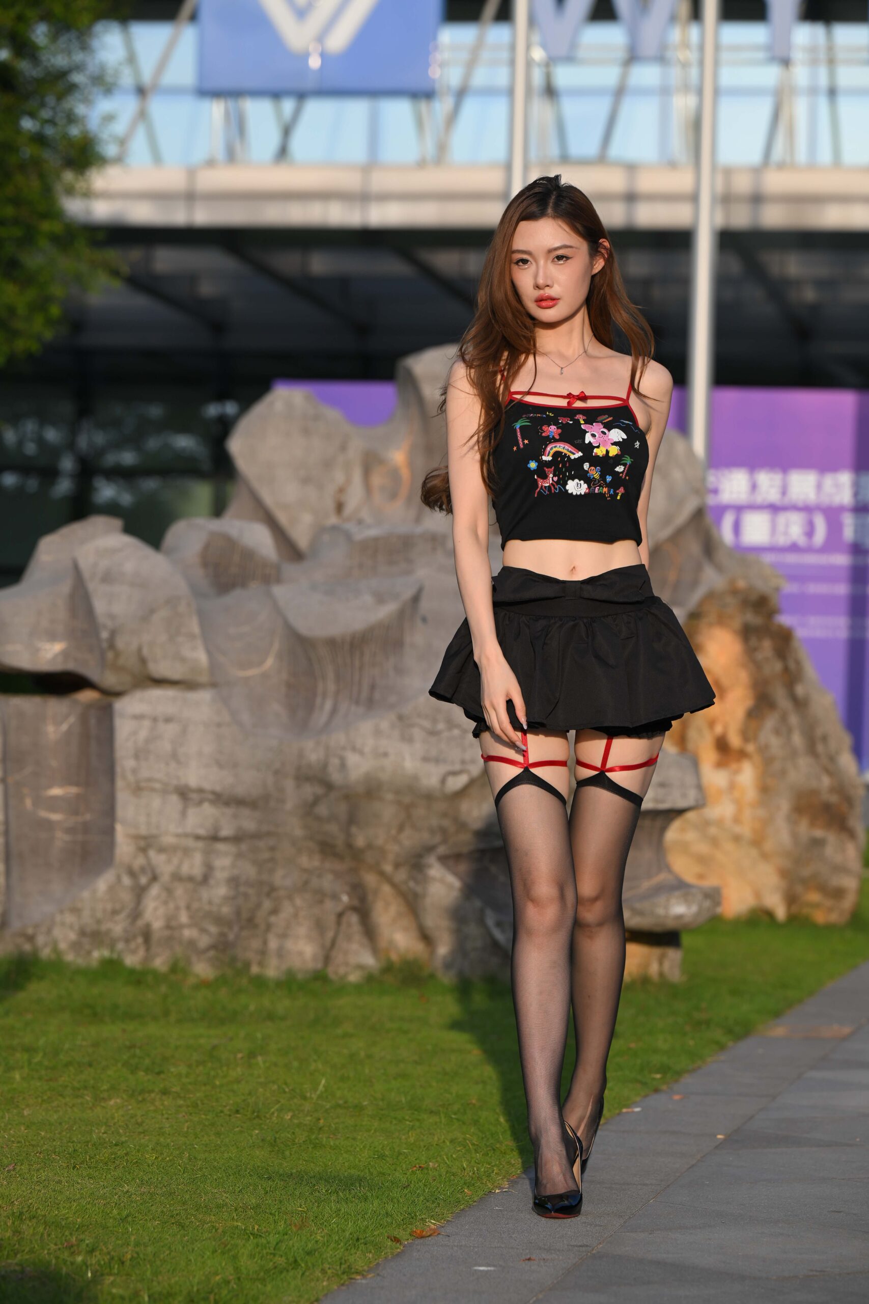No.9128 黑裙个性吊带 [172P-2.81GB]