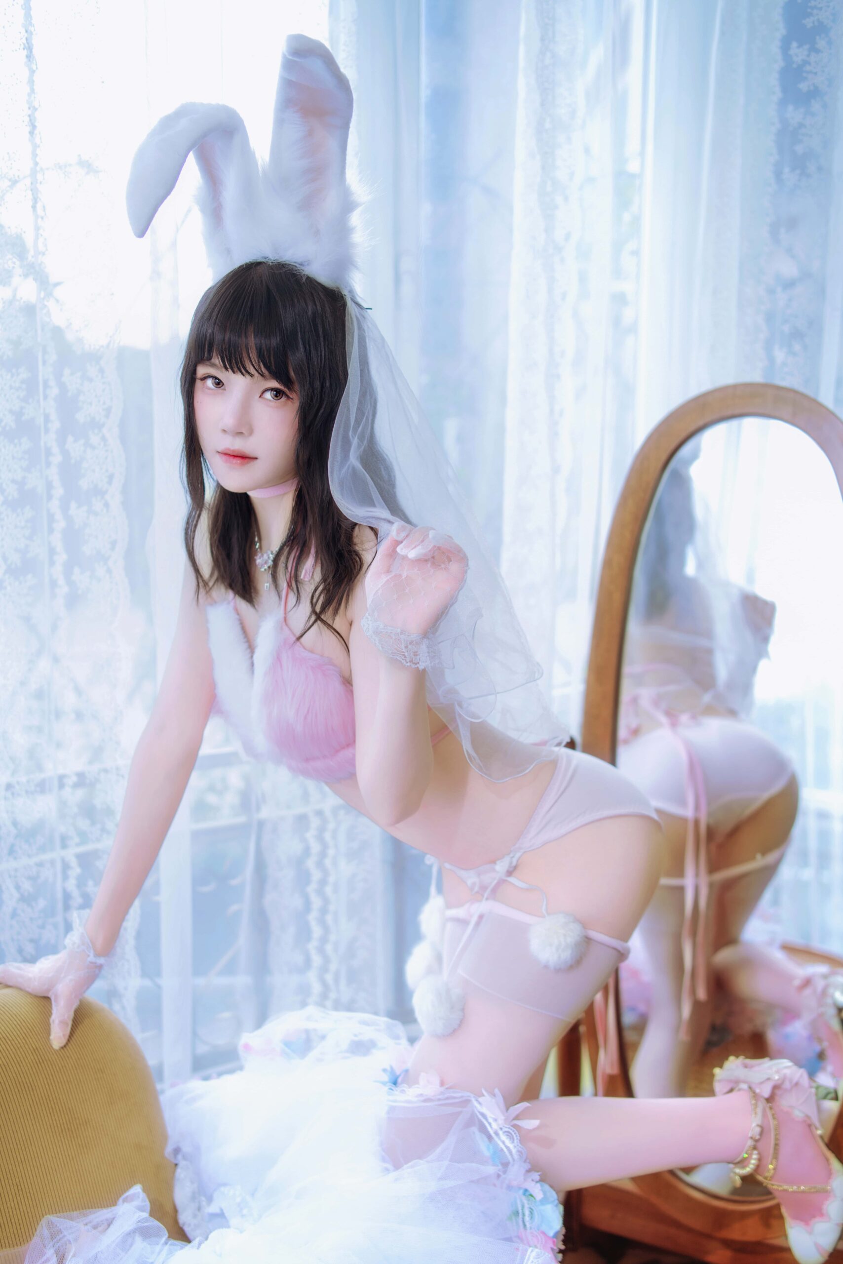 桜桃喵 - 花嫁兔 [54P2V-2.20GB]