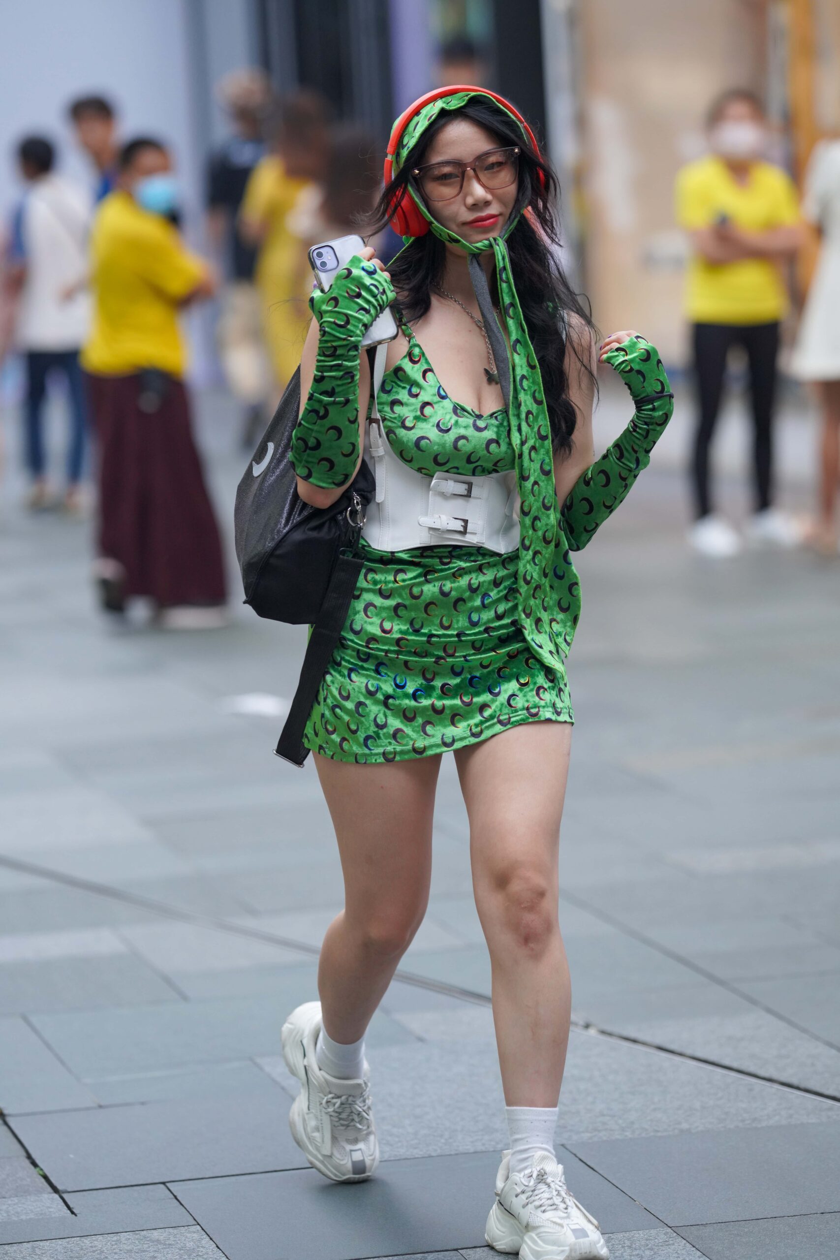 GS-K044  绿裙小妹【123P  1.28G】