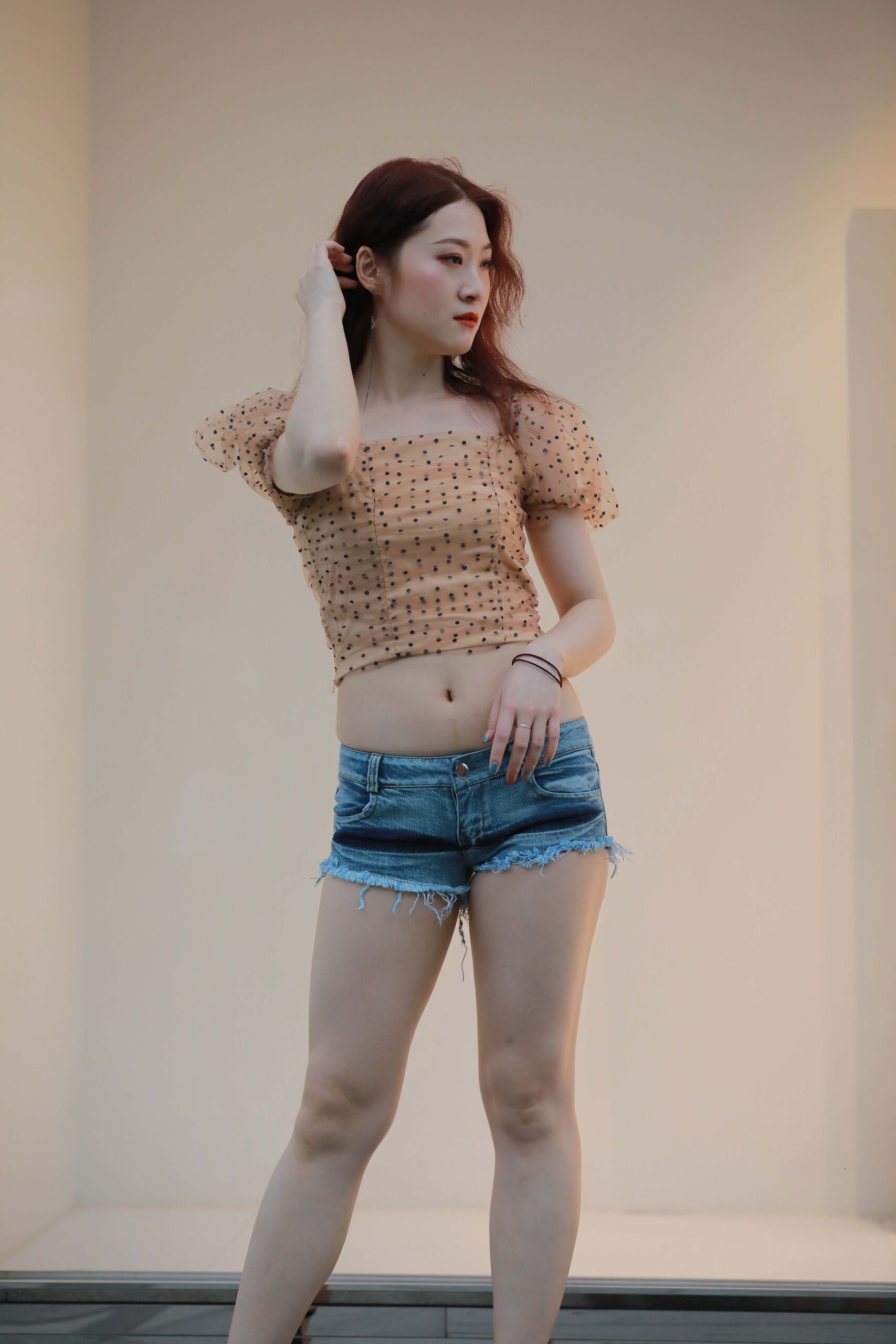 No.9343 牛仔热裤美女 [132P-1.32GB]