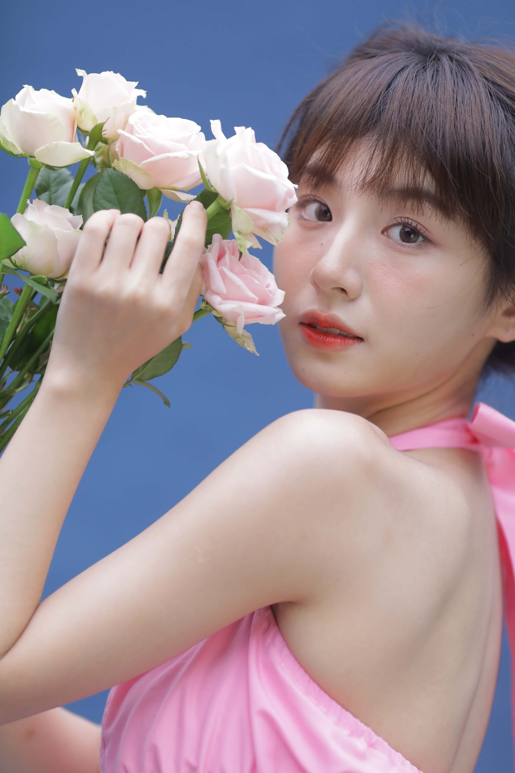 GS-Y0156  粉色背带裤 顾林x [31P-356MB]