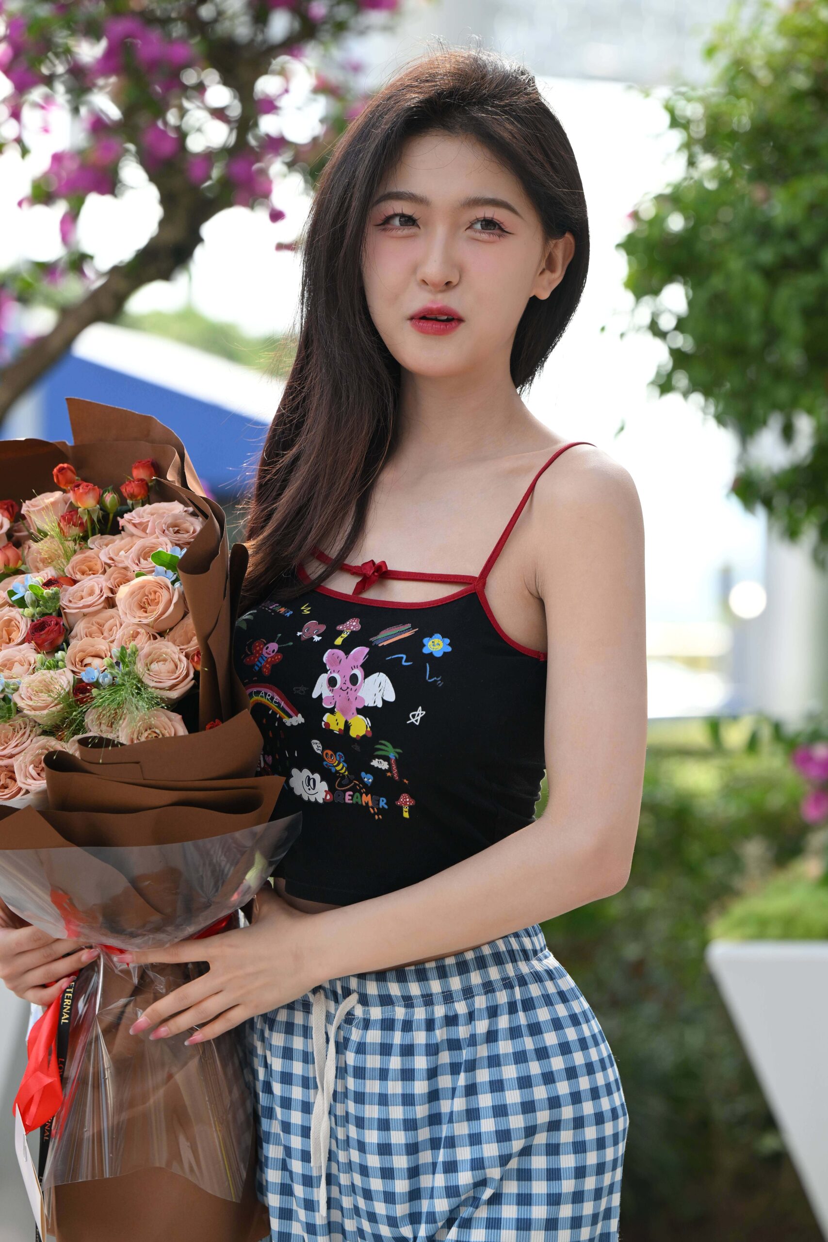 No.9255 甜美格子裤 [93P-1.89GB]