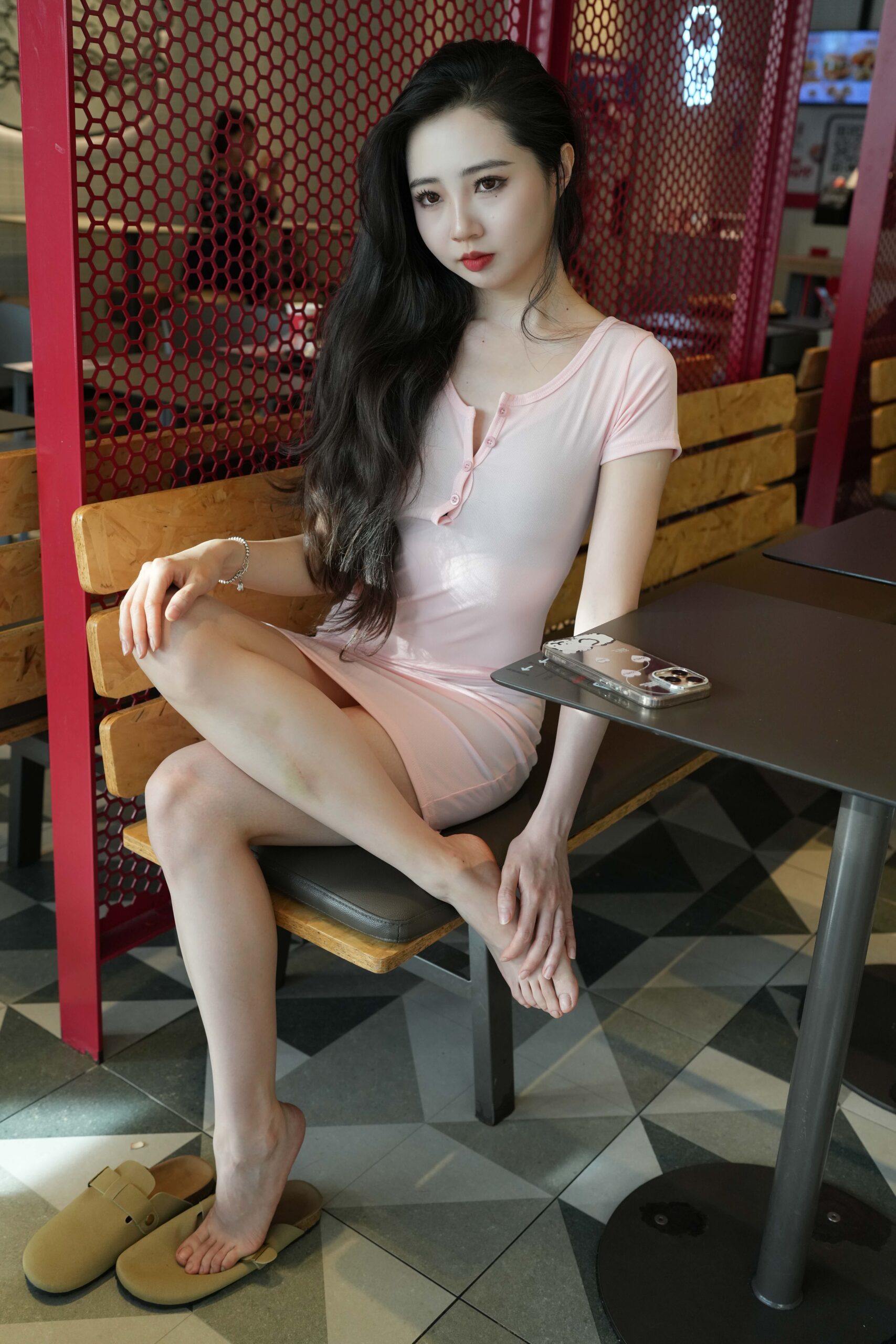 No.9335 粉色裙装裸足 [100P-3.53GB]