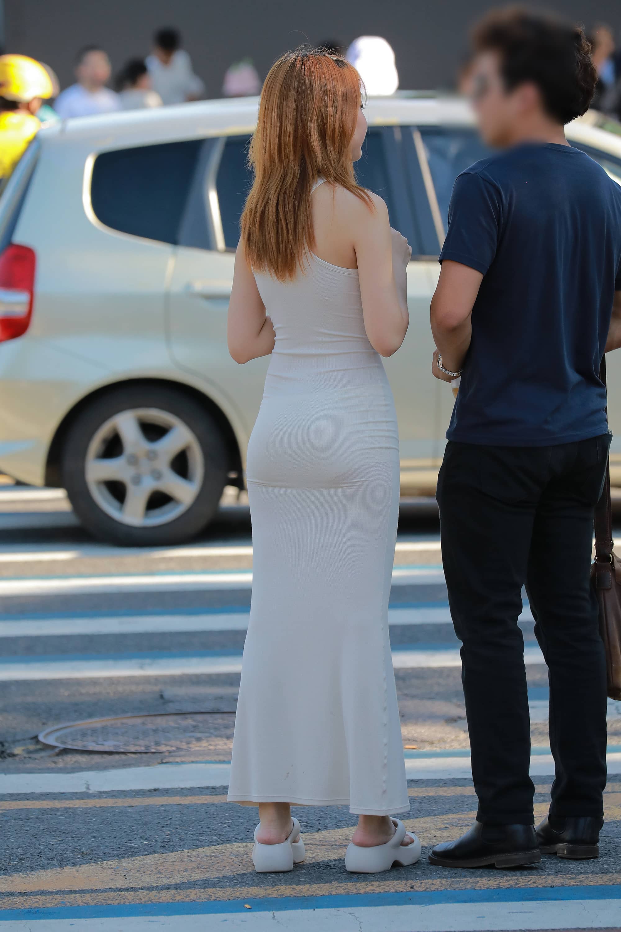 GS-M202 白色包臀裙 【129P 1.60G】