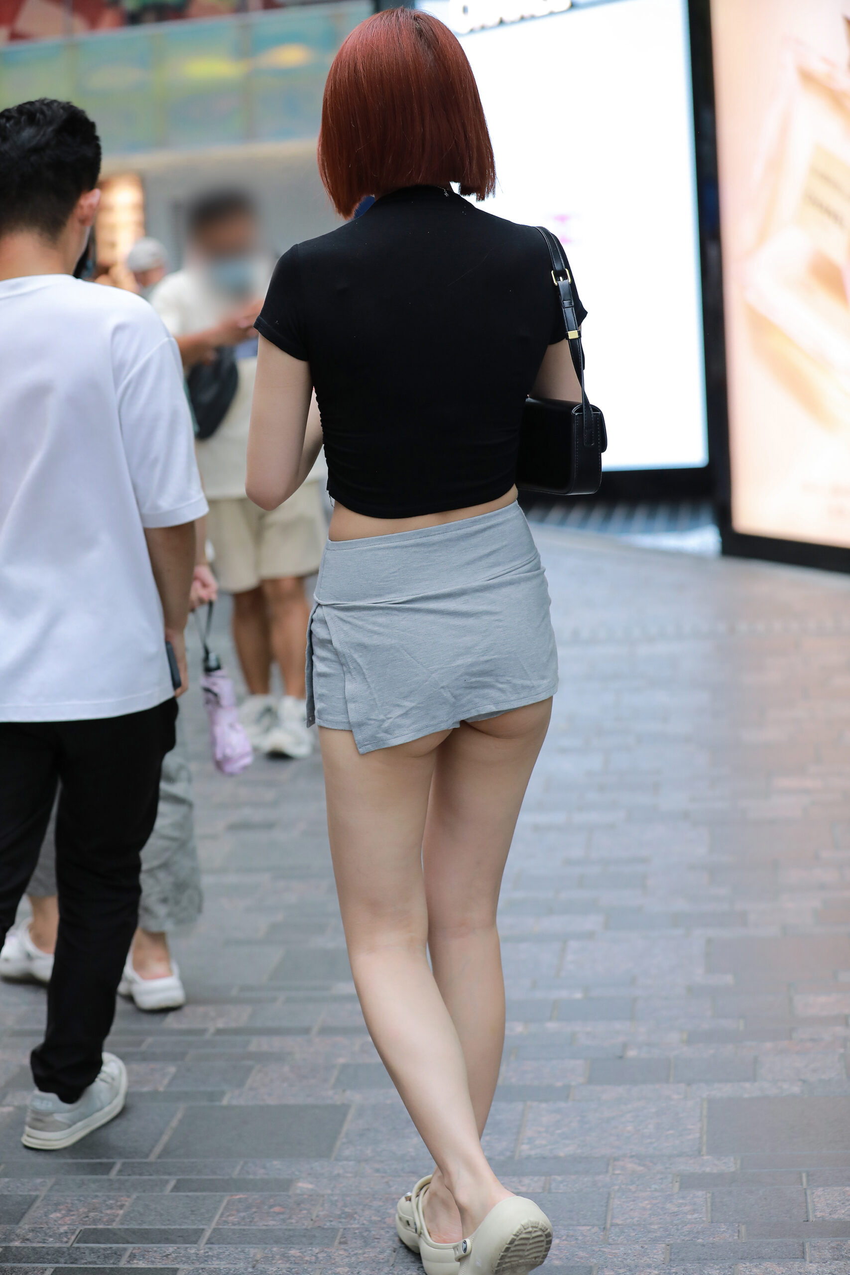 GS-X734 灰色超短裙 【125P 1.33G】