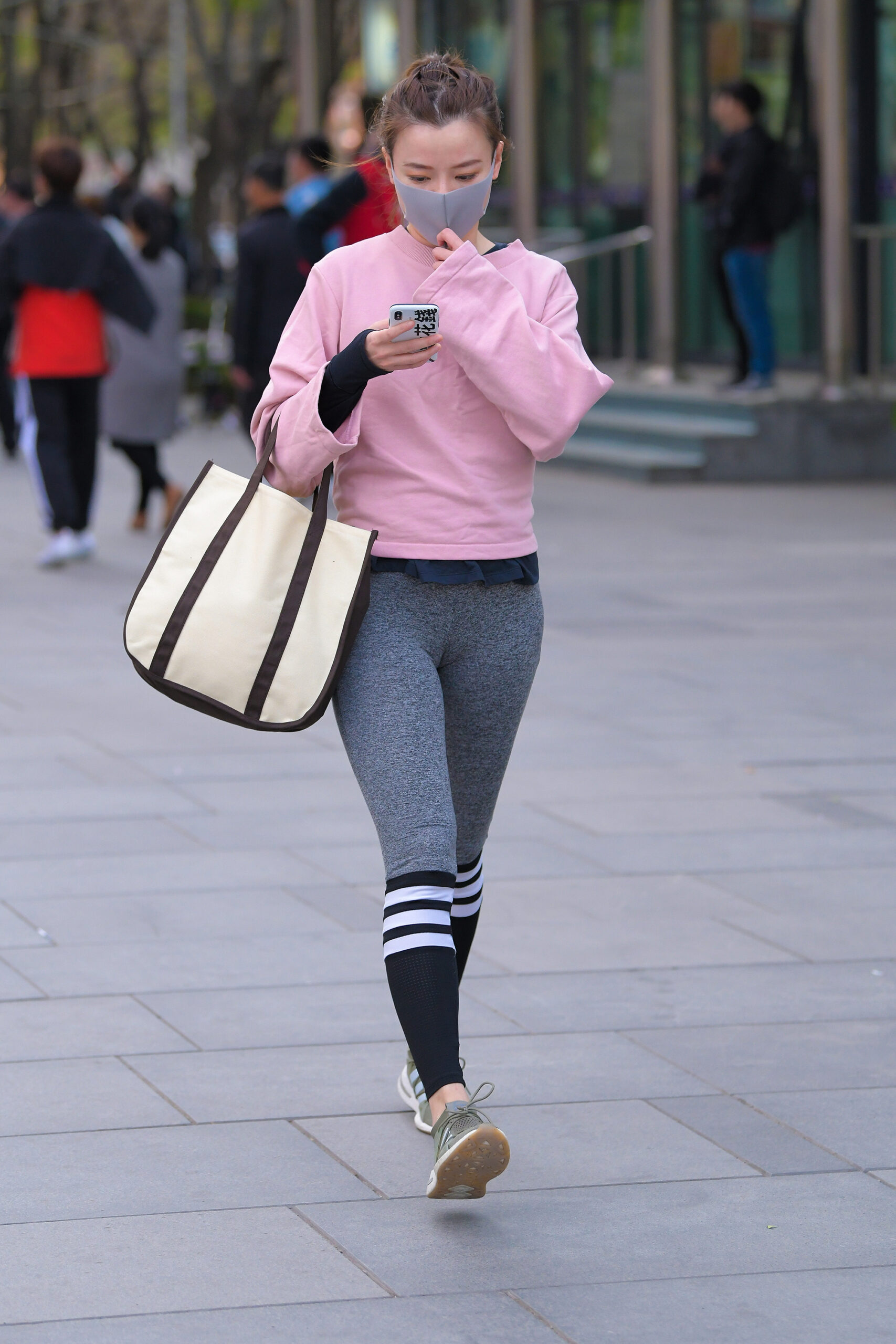 GS-X727 【红石赛帖】性感紧身瑜伽裤 【11P 49M】