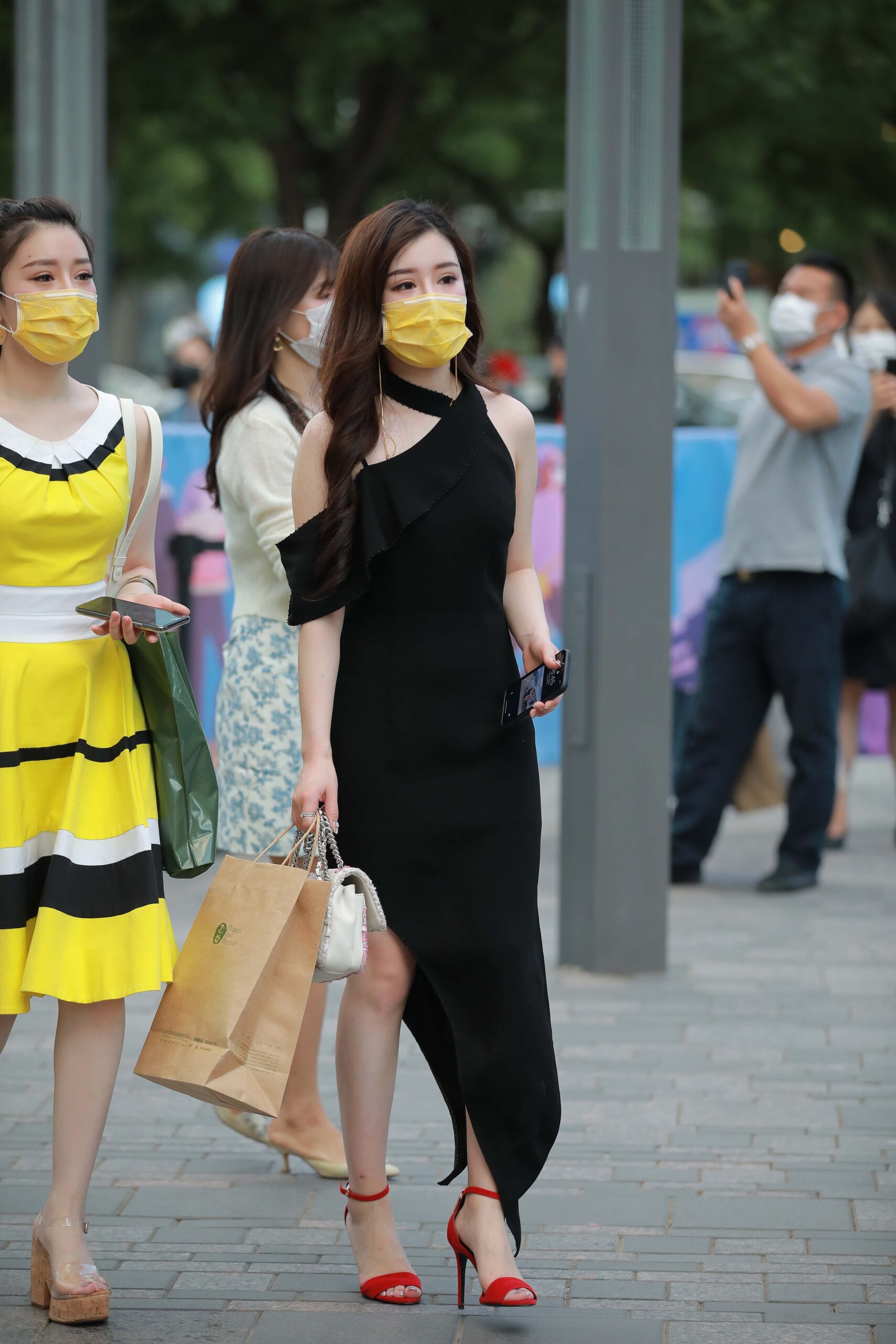 GS-K182 黑色长裙美女 【73P 765M】