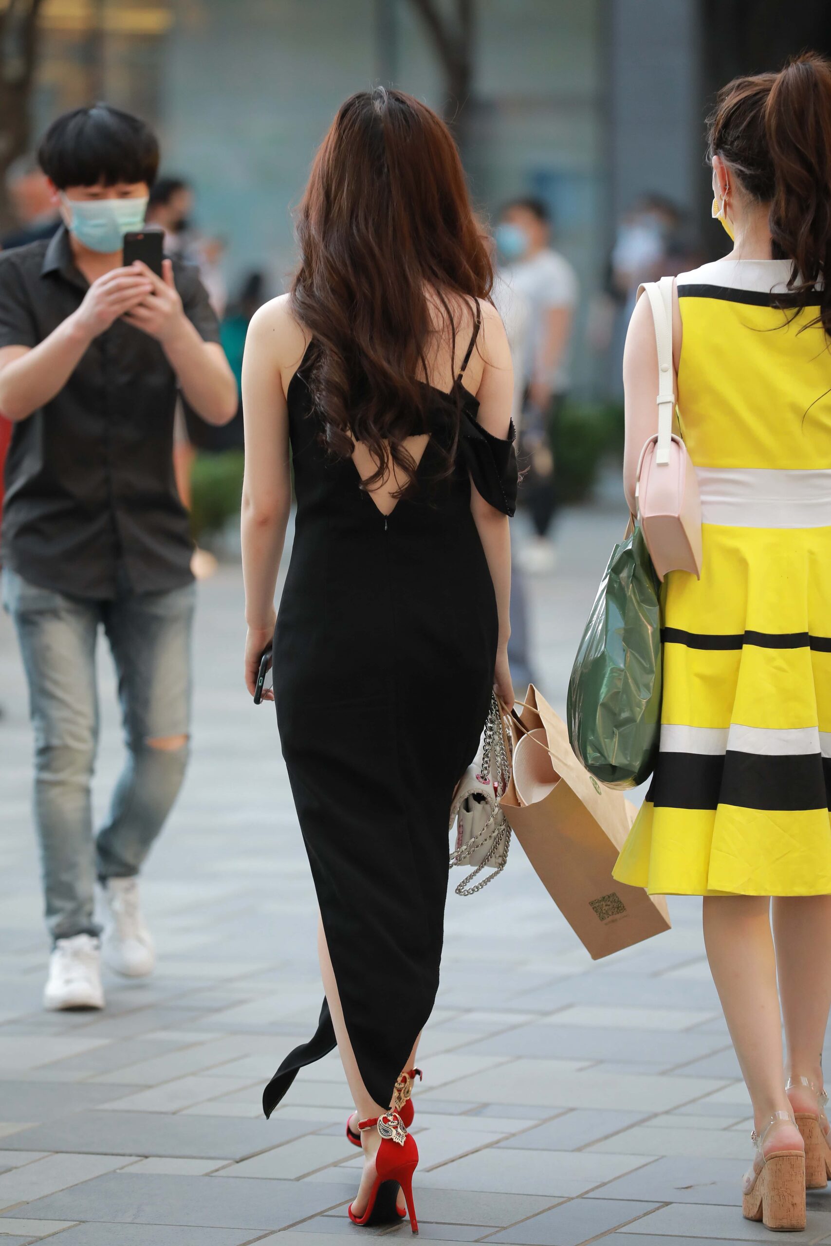 GS-K182 黑色长裙美女 【73P 765M】