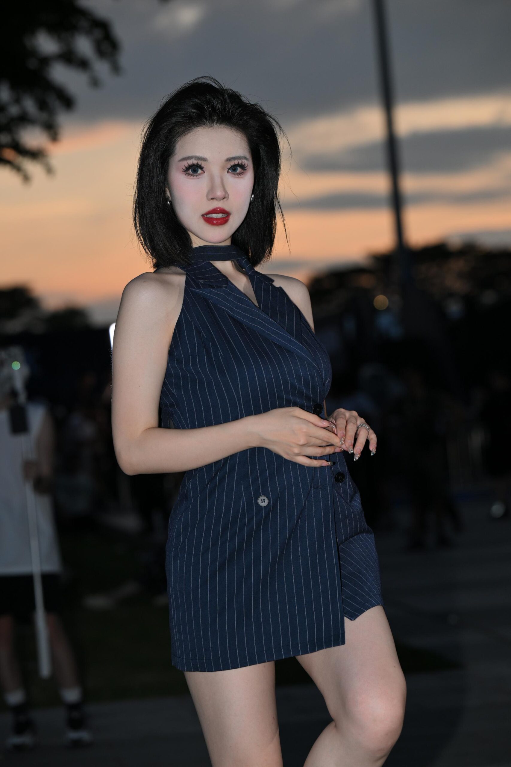 No.9653 气质条纹吊带裙 [101P-1.95GB]