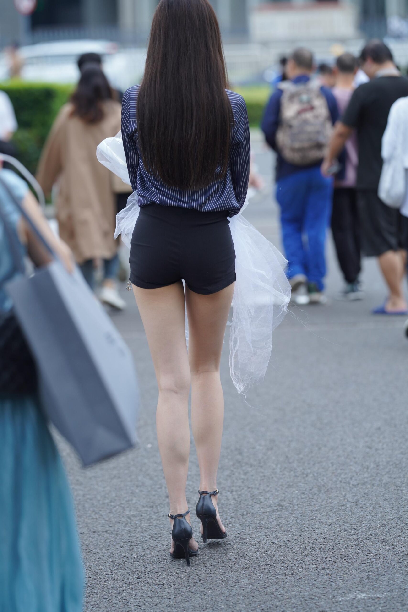 No.9699 黑色短裤大长腿 [124P-1.68GB]