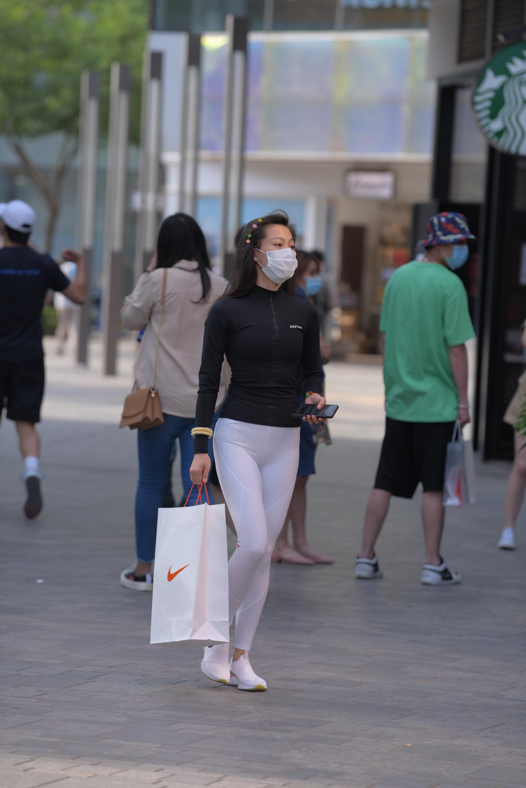 GS-T728  【红石赛帖】白色瑜伽裤美女 【59P  1.25G】