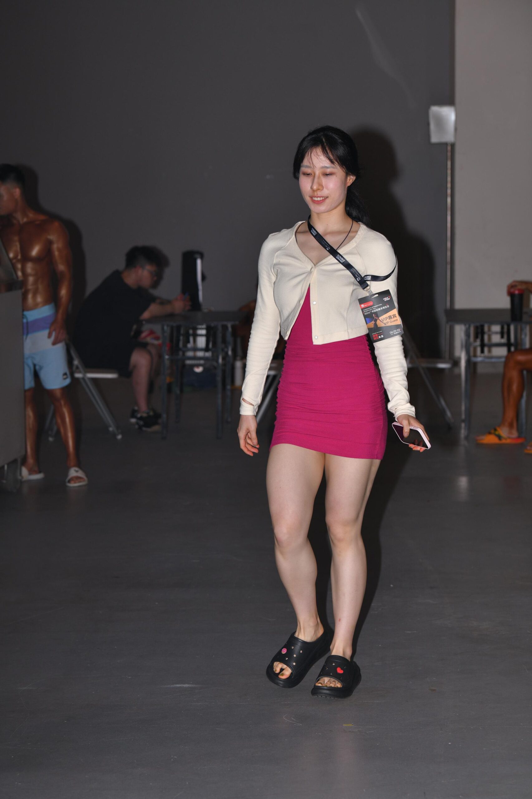 GS-X796 健身美女红色包臀裙 【92P 2.18G】