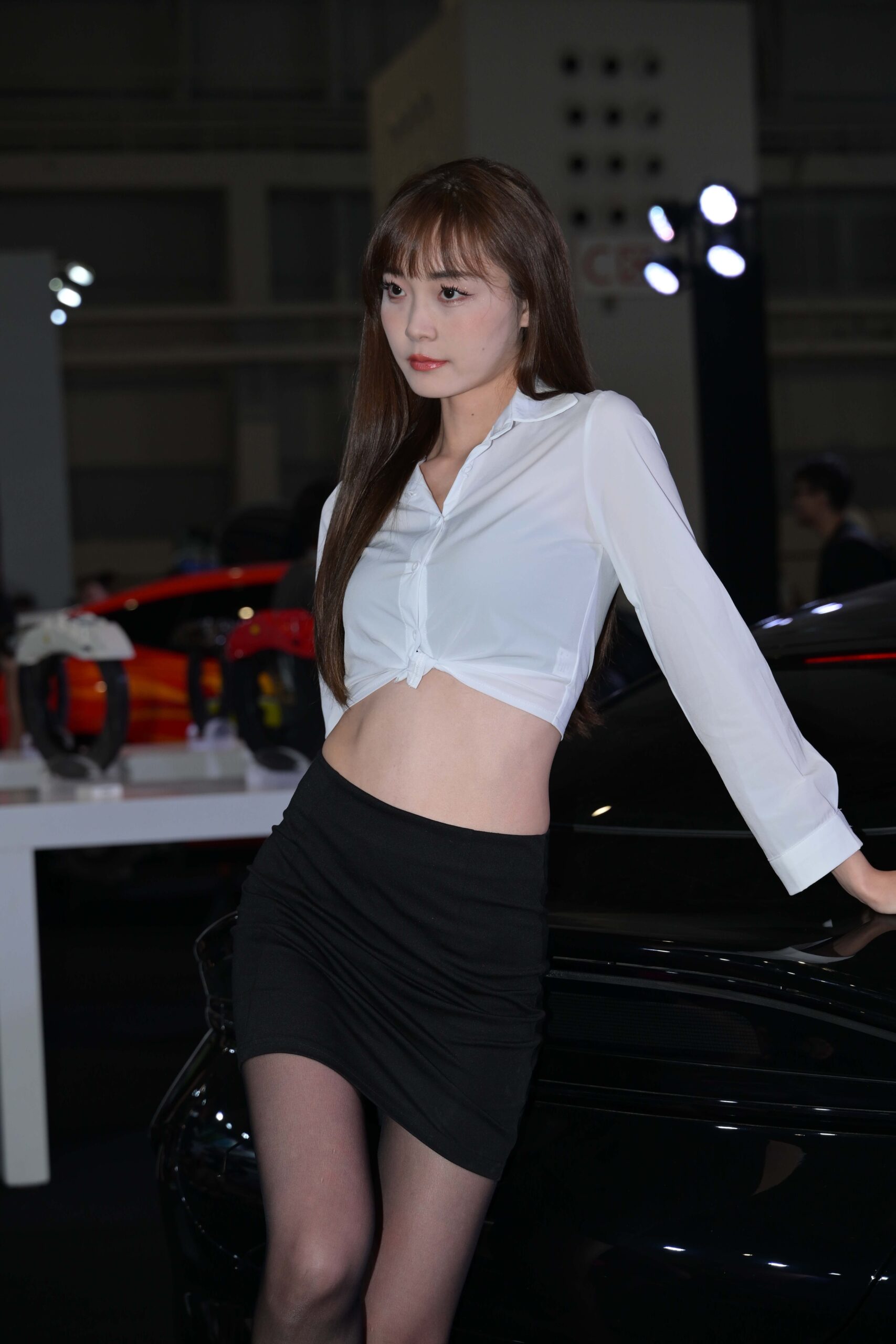 No.9756 衬衫短裙黑丝 [44P-856MB]