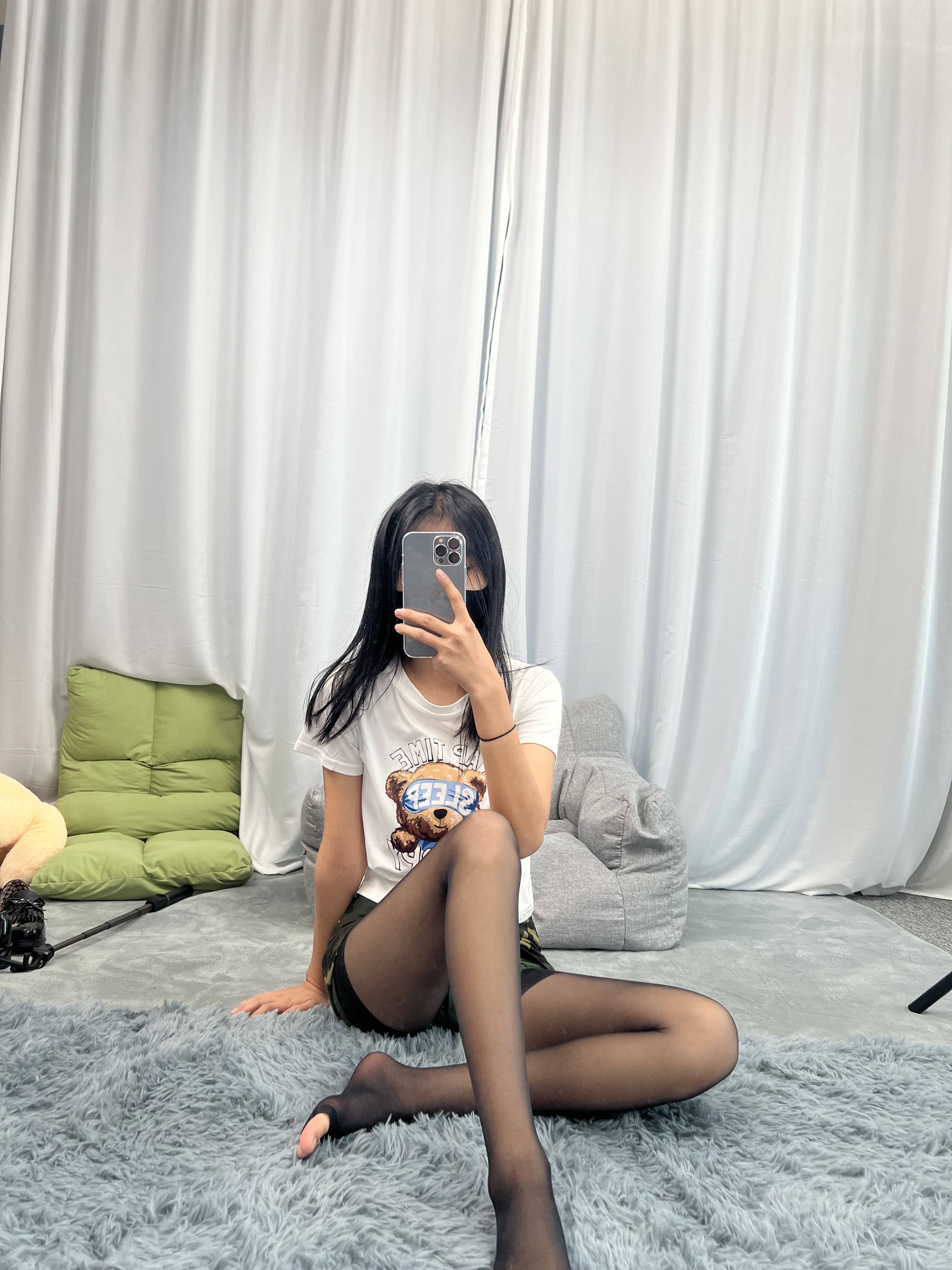 No.060 迷彩裤裙 黑丝露趾袜 [208P-1.44GB]