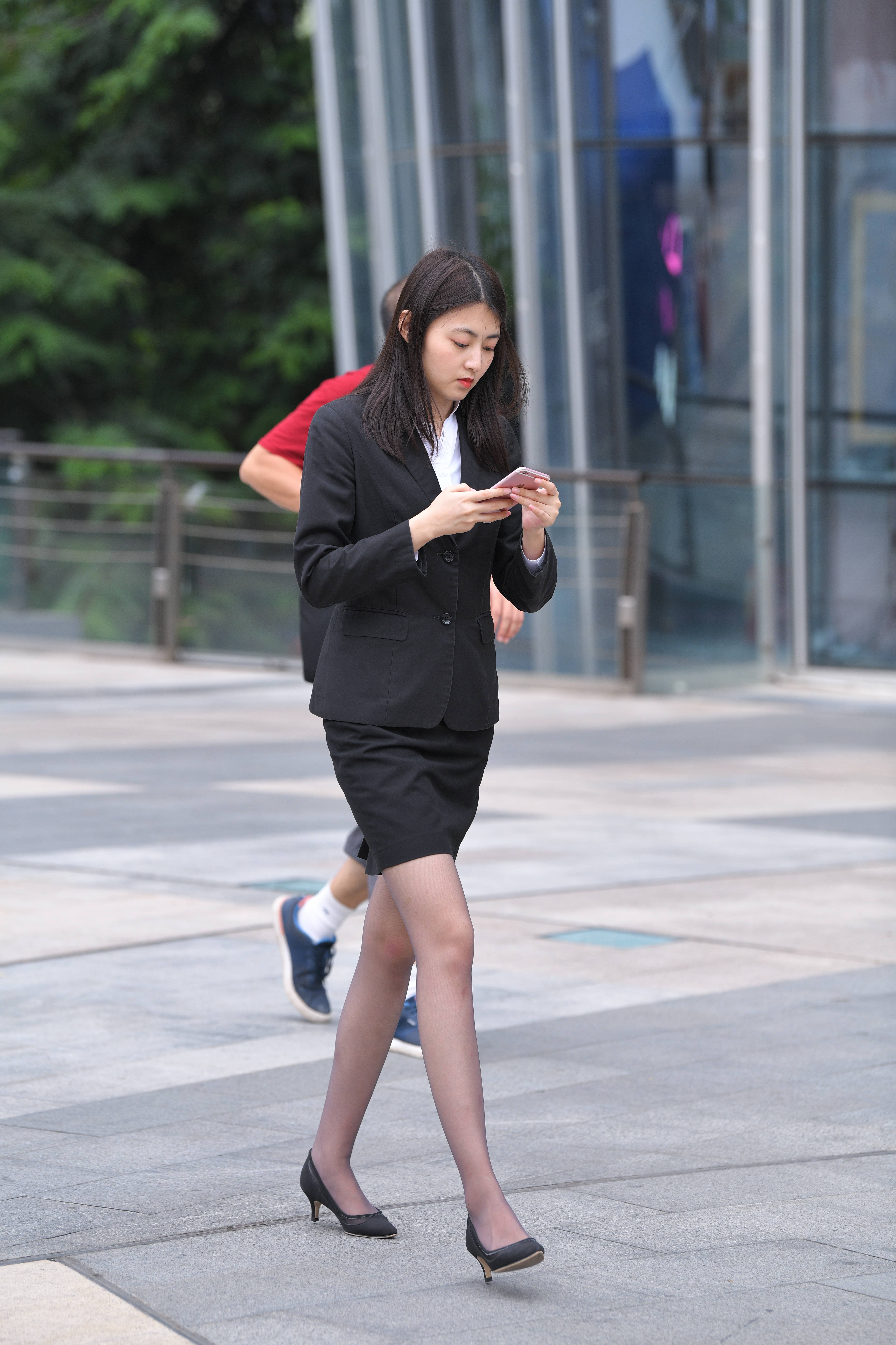 GS-K232 西装制服灰色丝袜美女 【46P  406M】