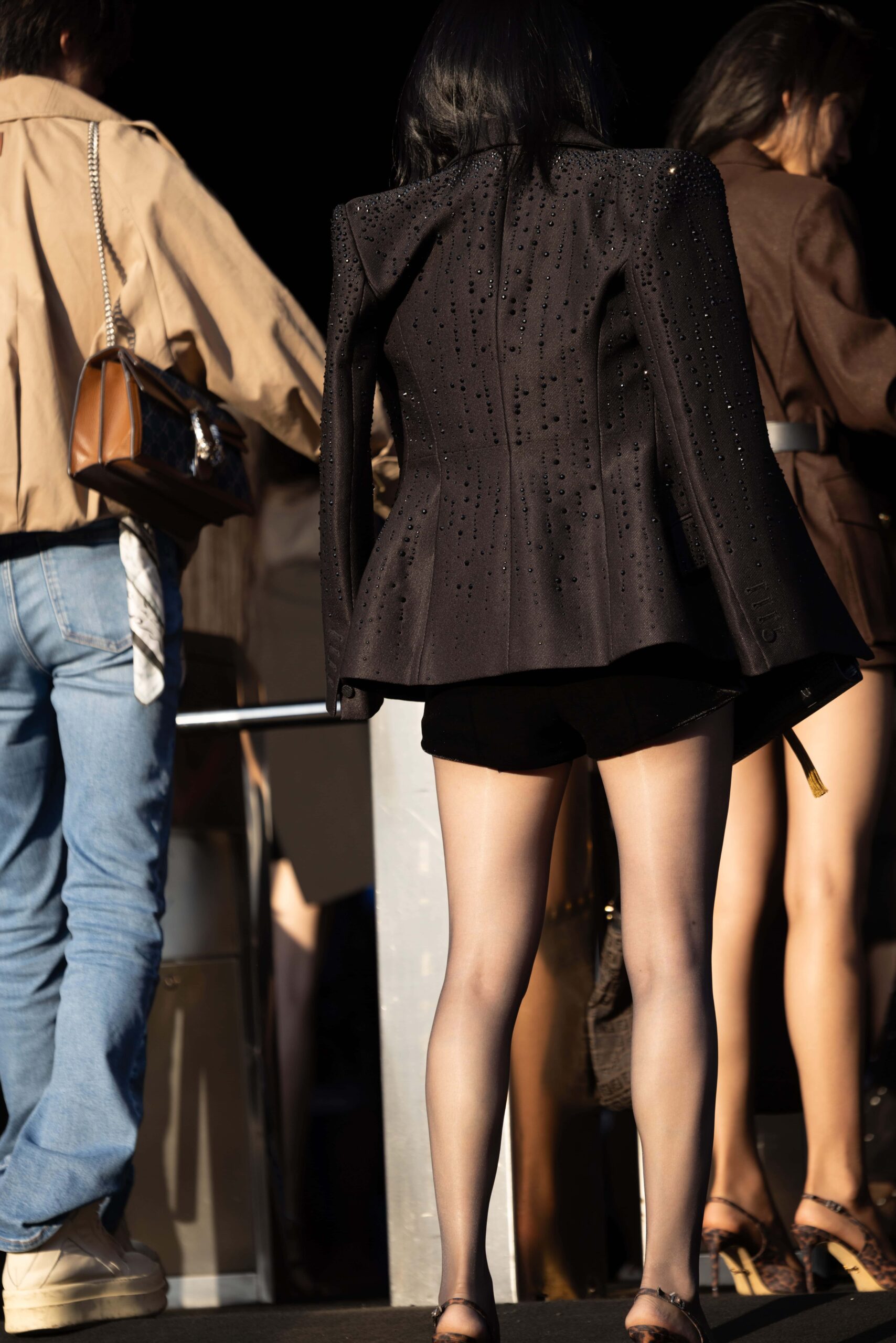 GS-T807  LB055-138P 上海时装周-高透黑丝+咖丝熟女双重享受  【138P   1.15G】