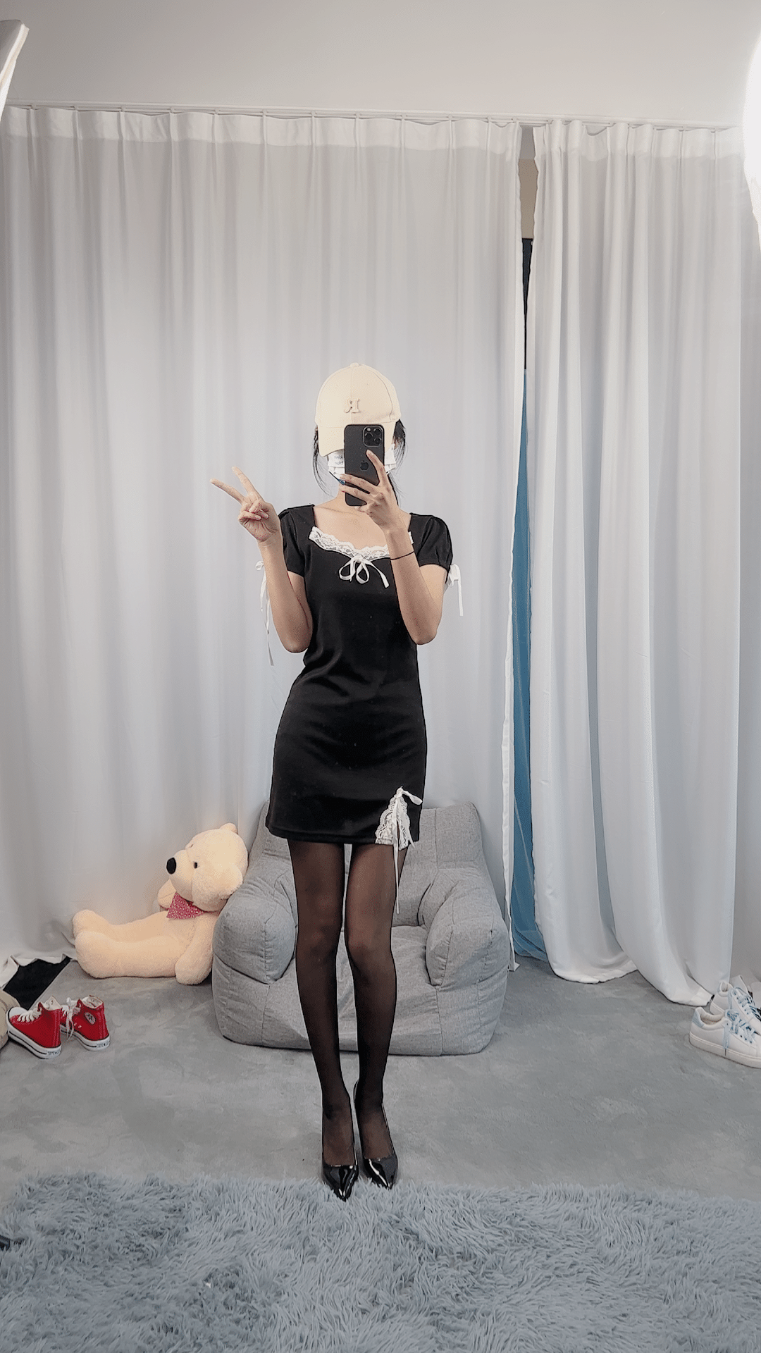 No.058 黑丝 高跟 牛仔短裤 [132P1V-966MB]