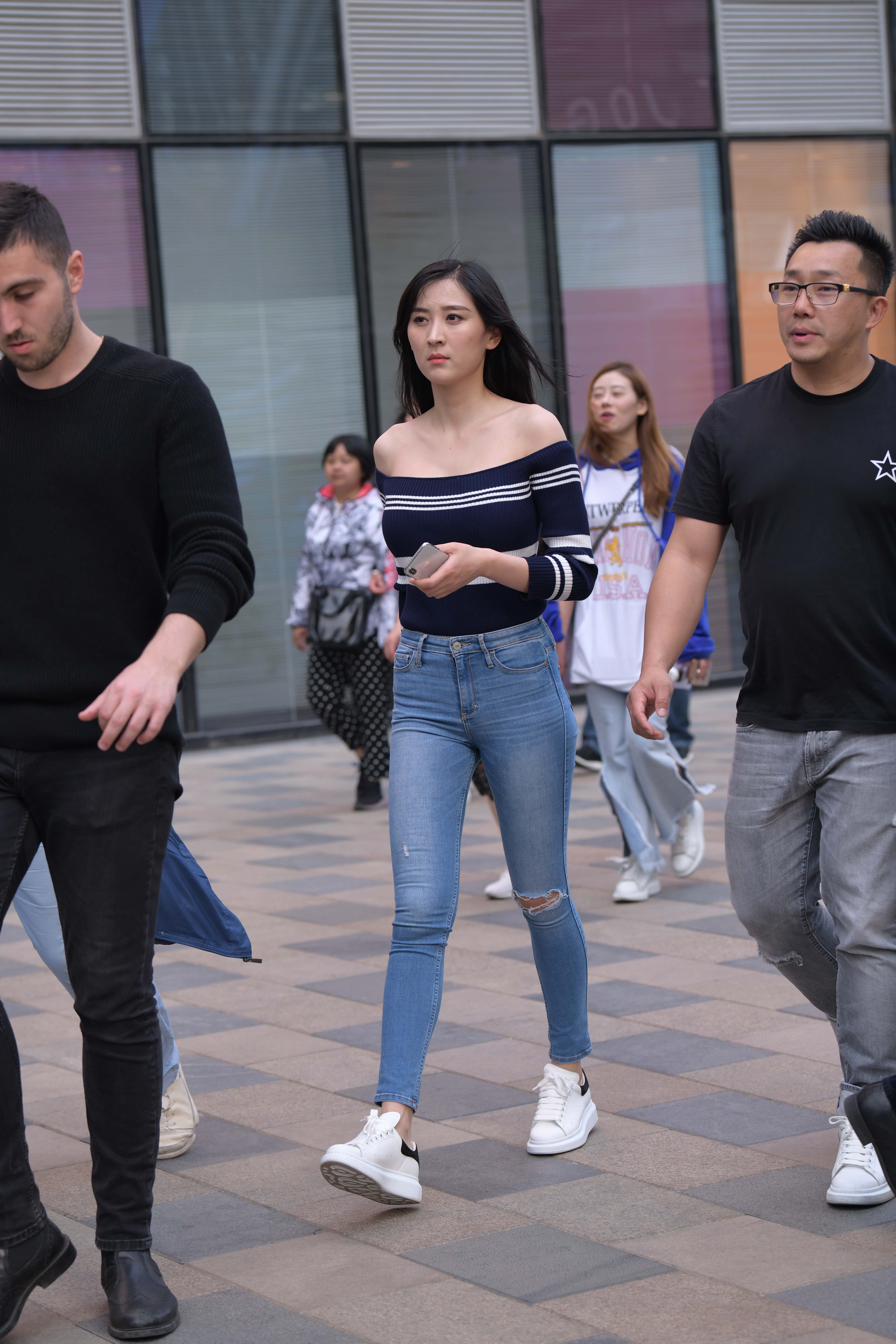 No.9808 一字肩牛仔裤搭配 [69P-1.77GB]