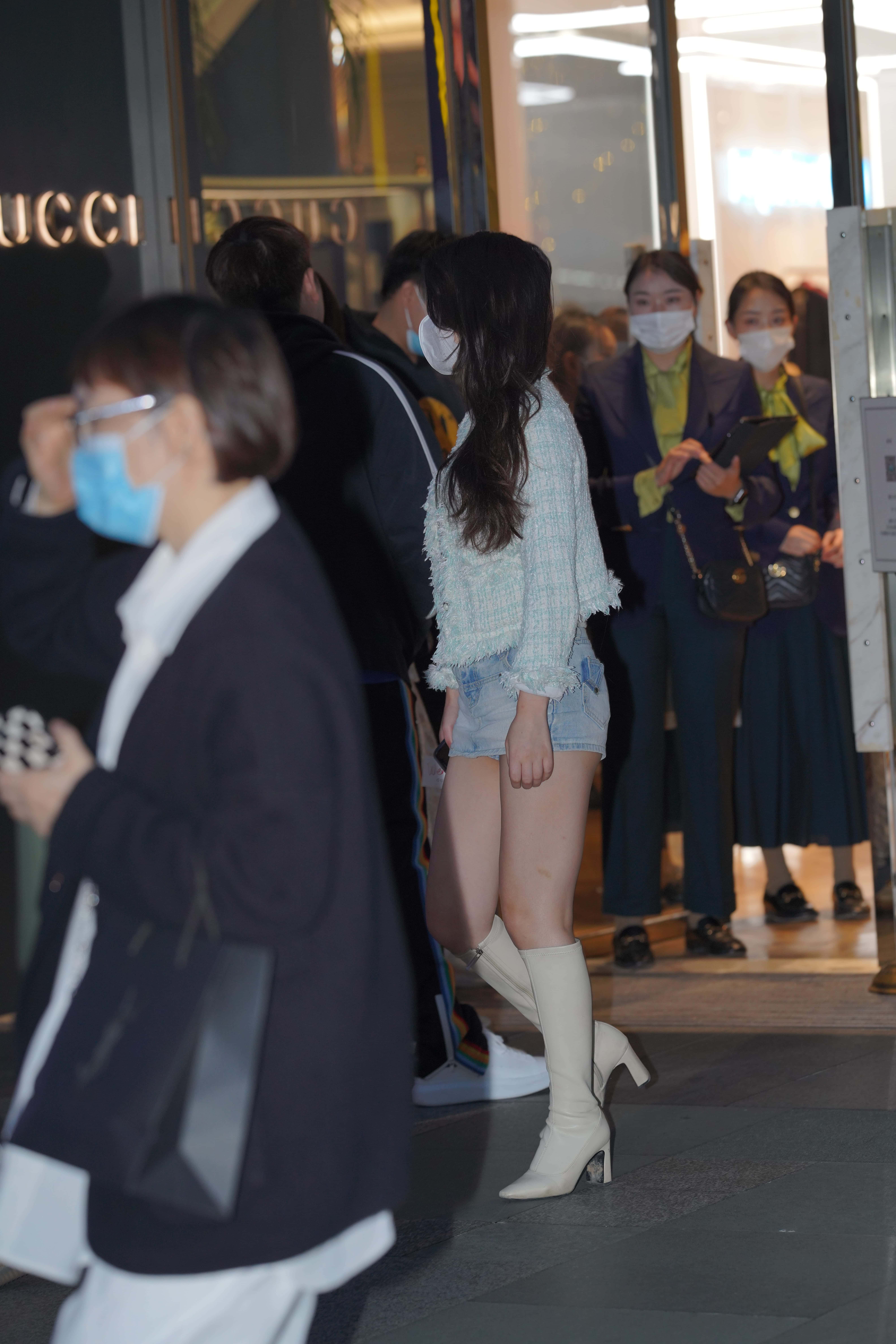 No.7153 长靴牛仔经典搭配 46P-741MB]