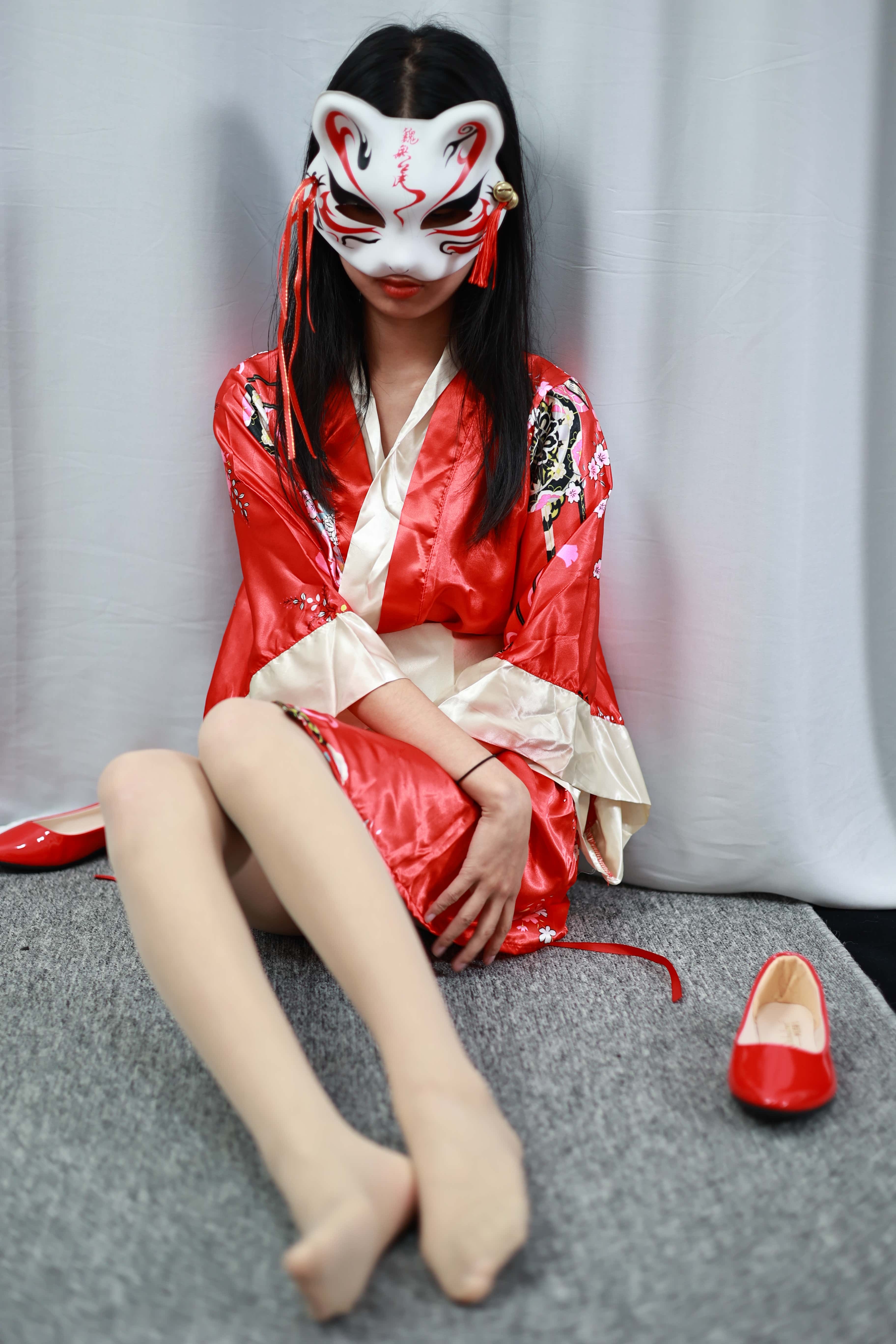 No.052 和服 黑丝 肉丝 平底鞋 [226P1V-3.14GB]