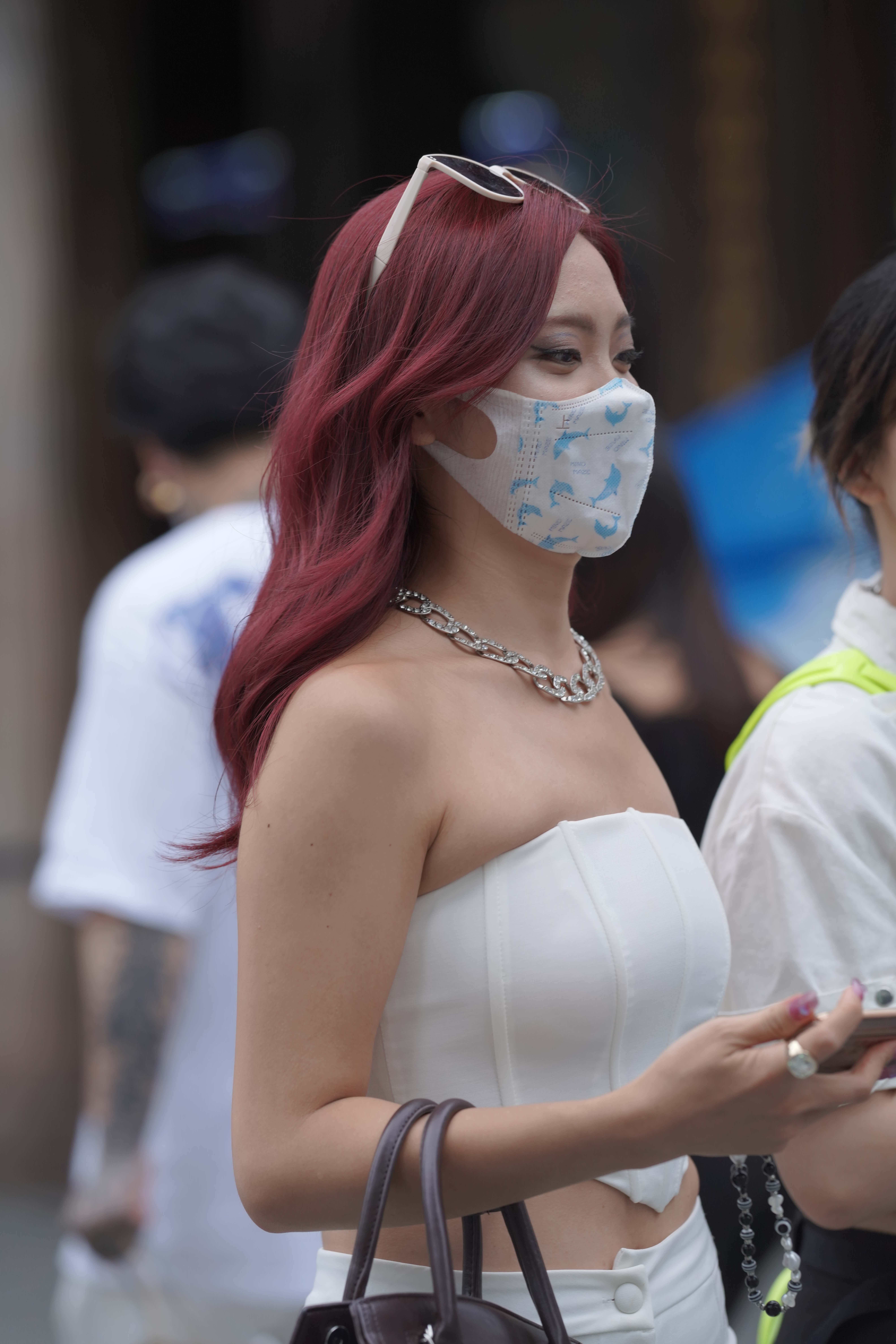 GS-T839 街拍白长裤小姐姐 【90P 1.00G】