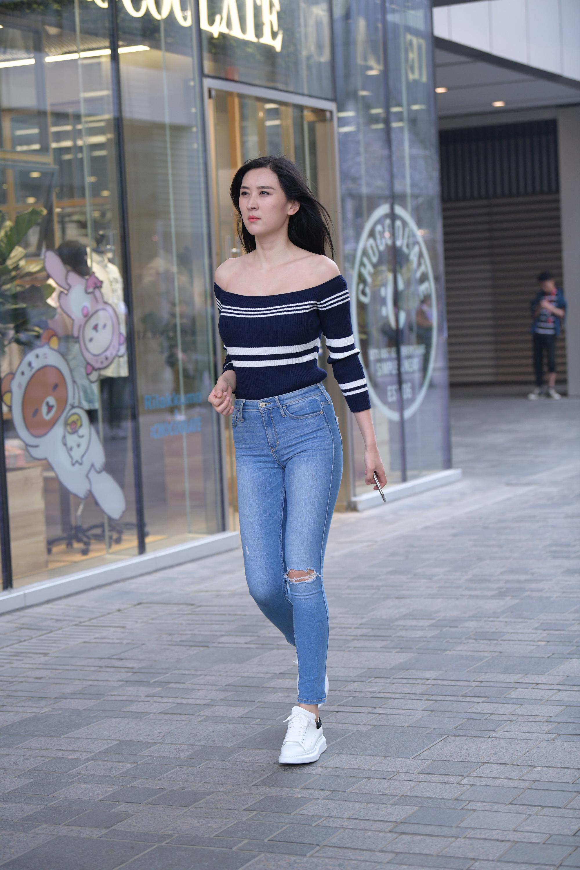 No.9808 一字肩牛仔裤搭配 [69P-1.77GB]