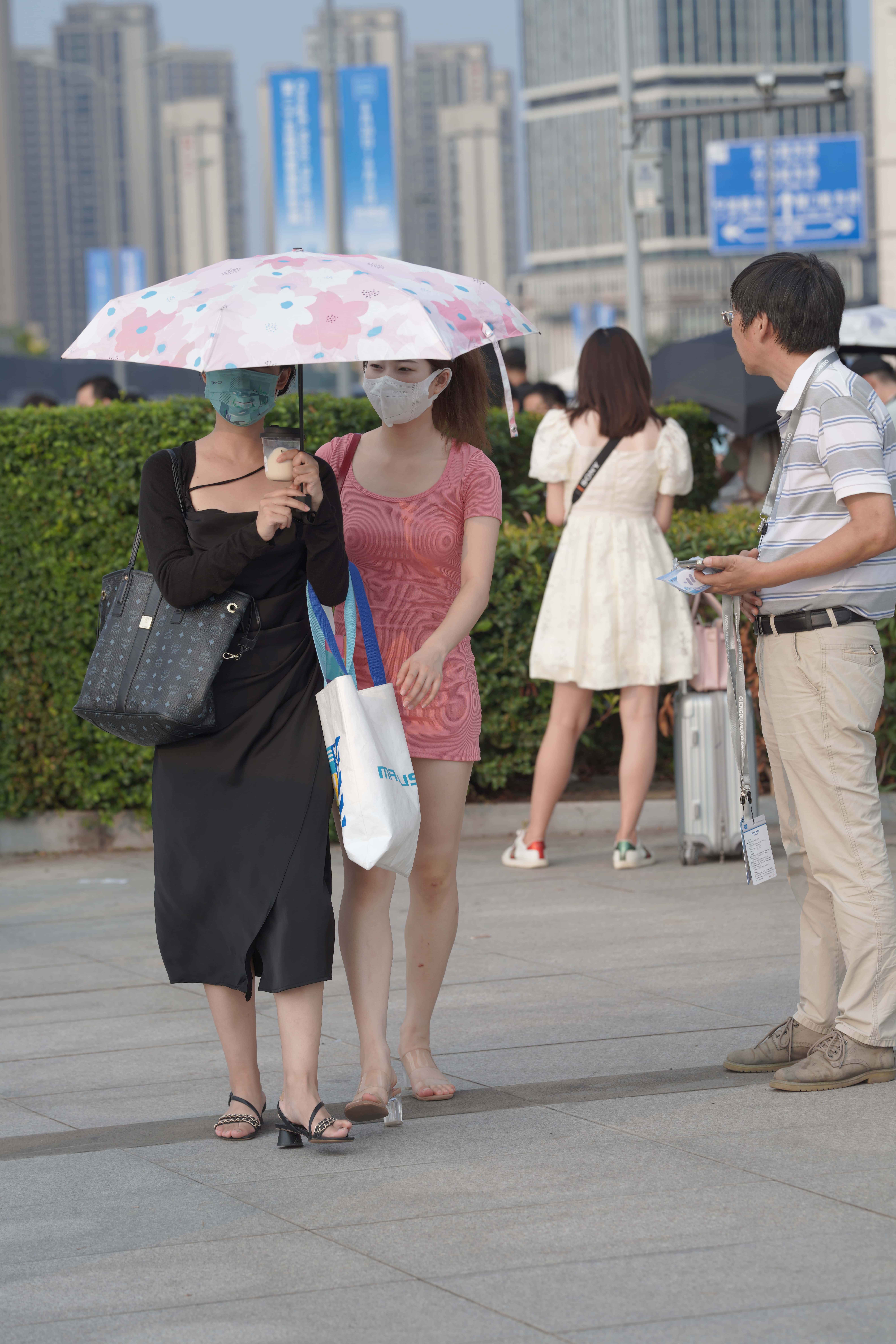 GS-X862 粉色包臀裙美女 【81P 940M】