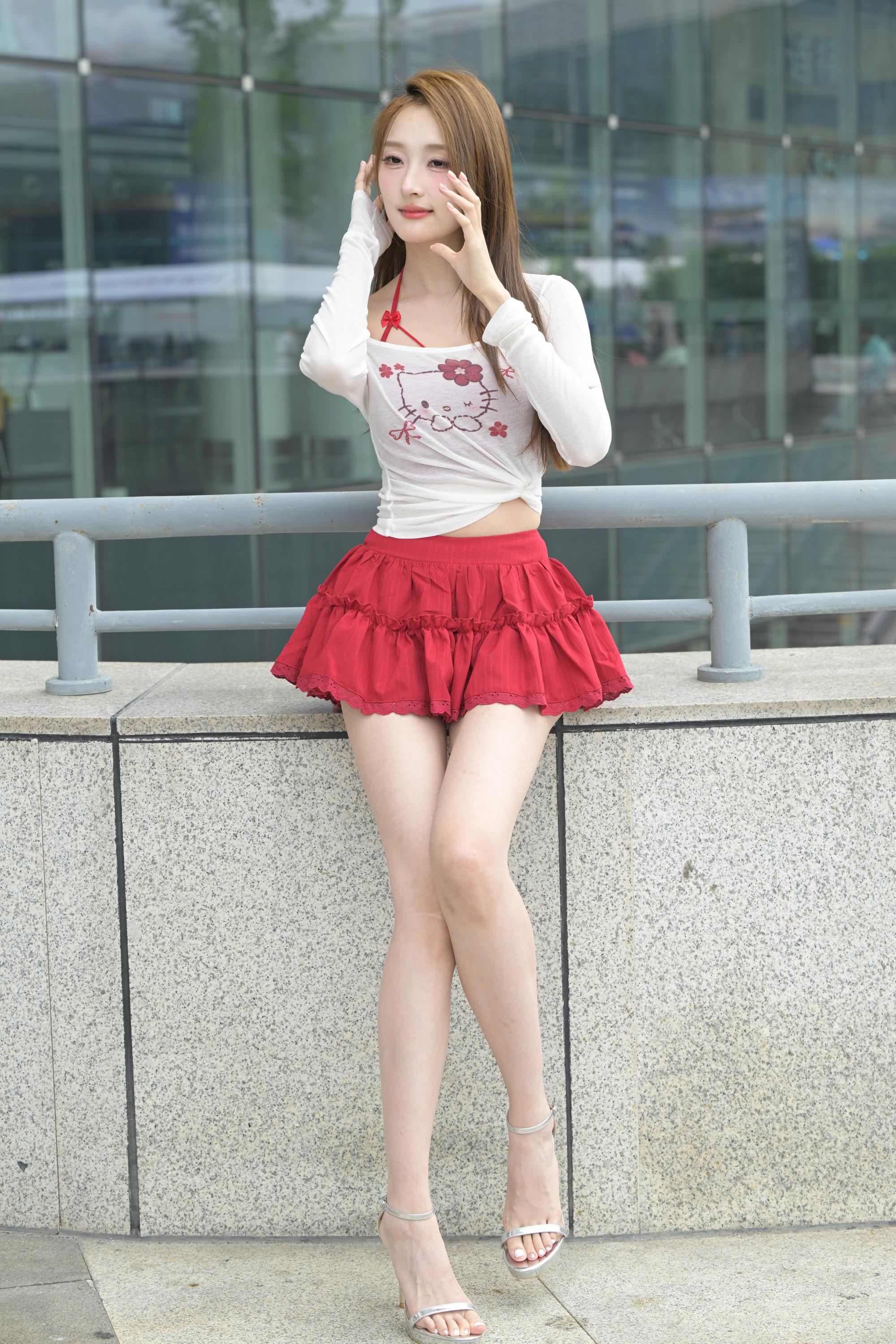 No.9890 红裙甜妹小桂圆 [157P-3.24GB]