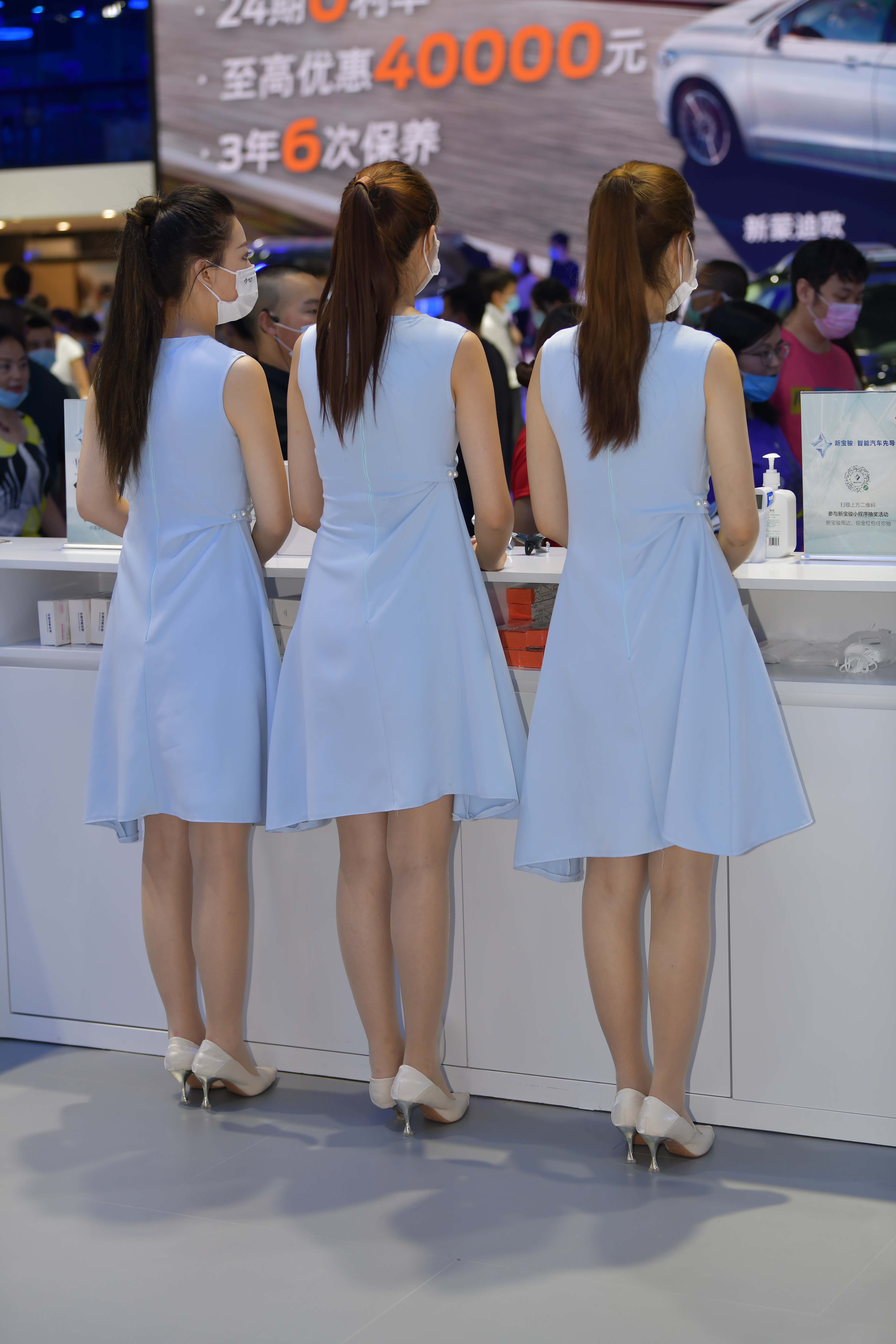 No.9877 蓝色裙装肉丝 [84P-1.67GB]