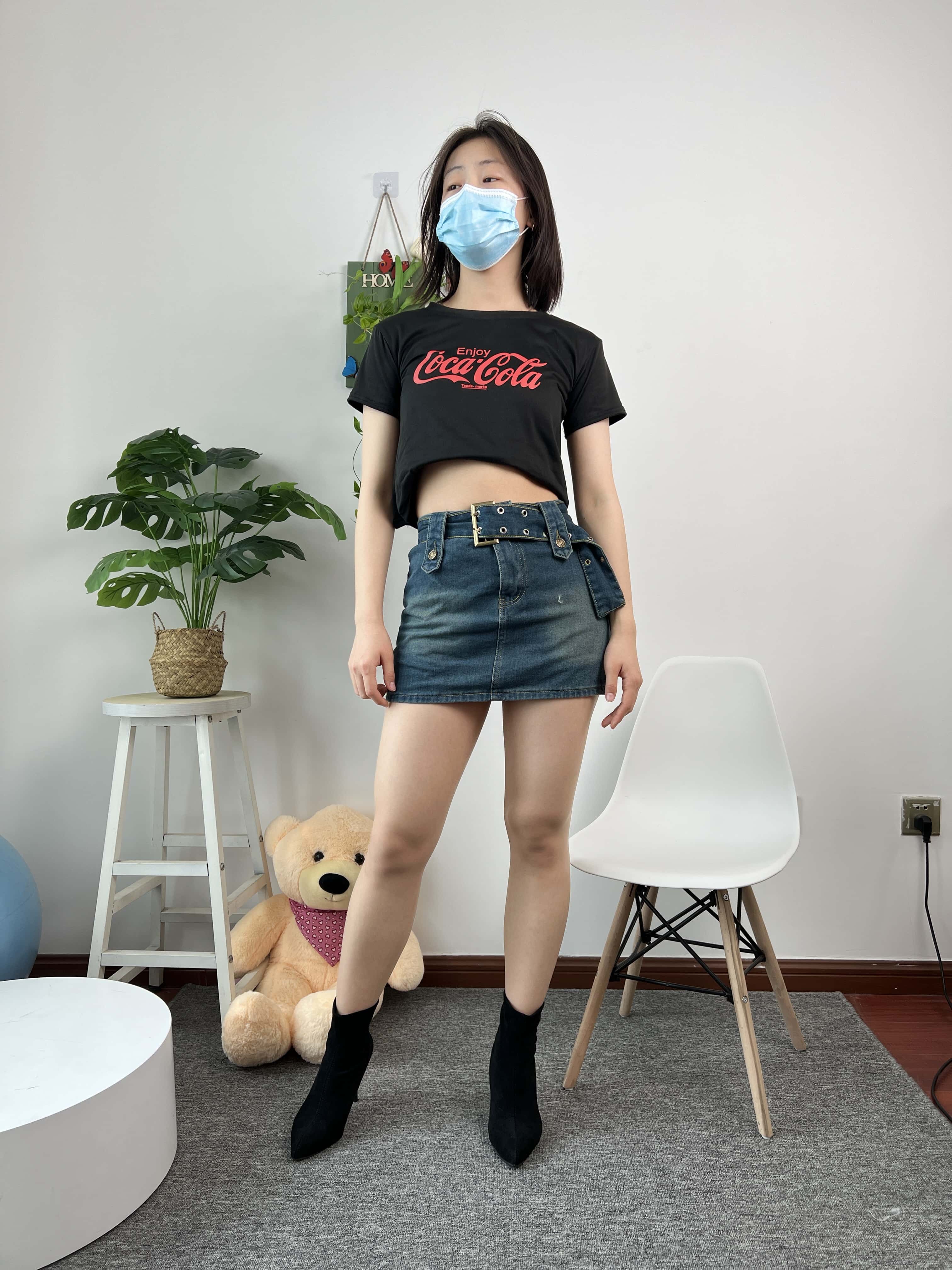 No.075 牛仔裙 肉丝 短靴 [258P1V-1.39GB]