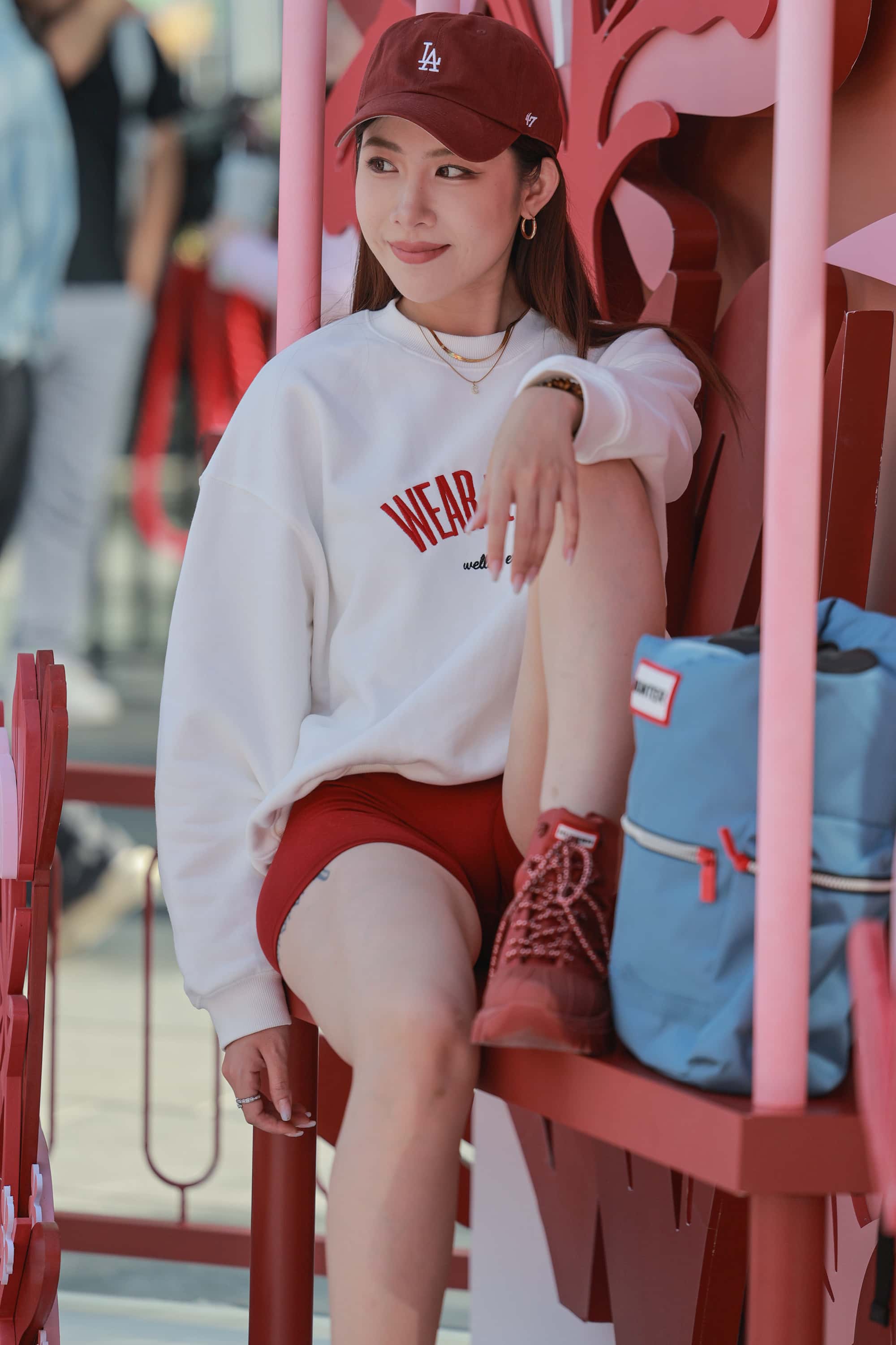 GS-T936 红色瑜伽短裤美女 【117P 1.48G】